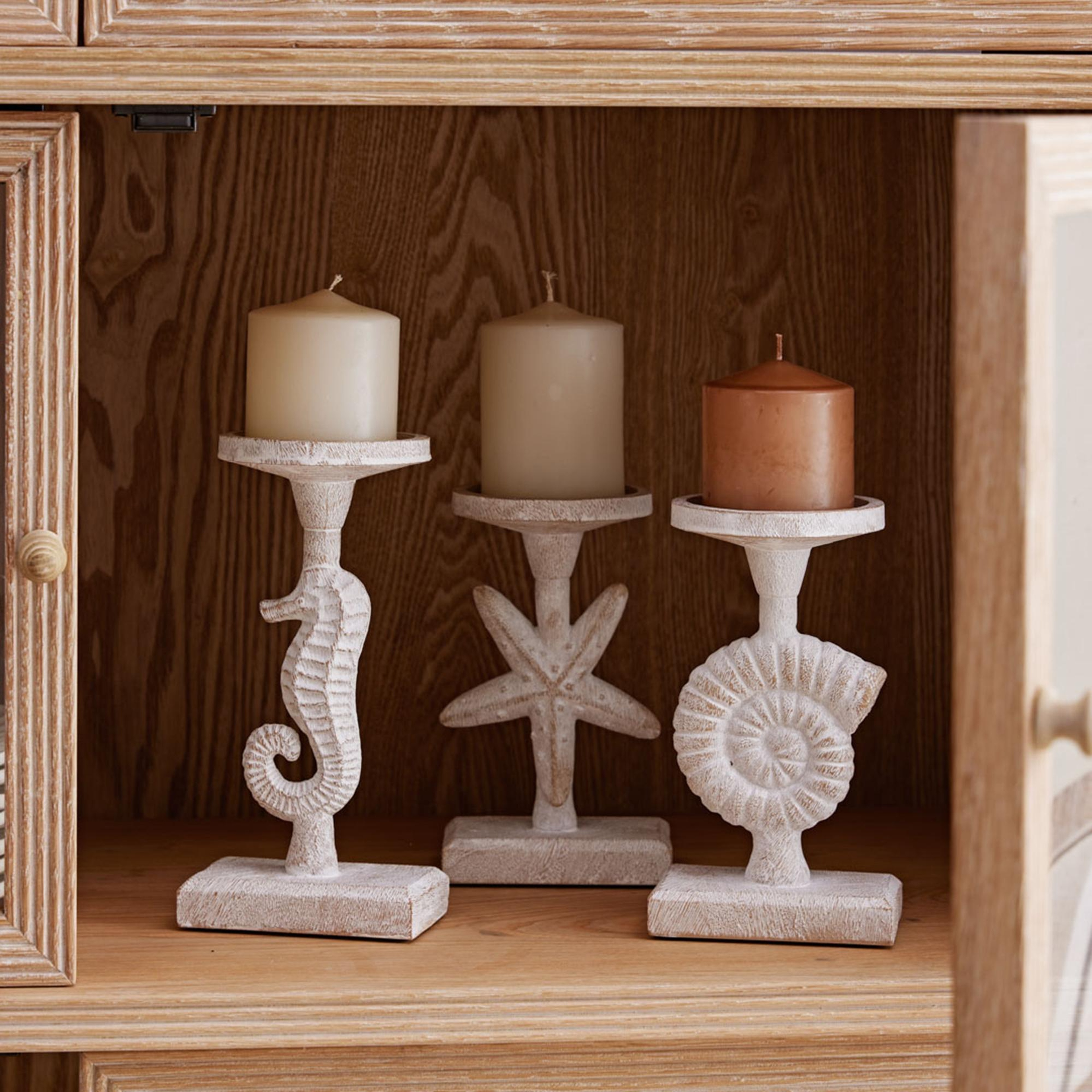 STARFISH MUMLUK BEYAZ 11X10X20 CM