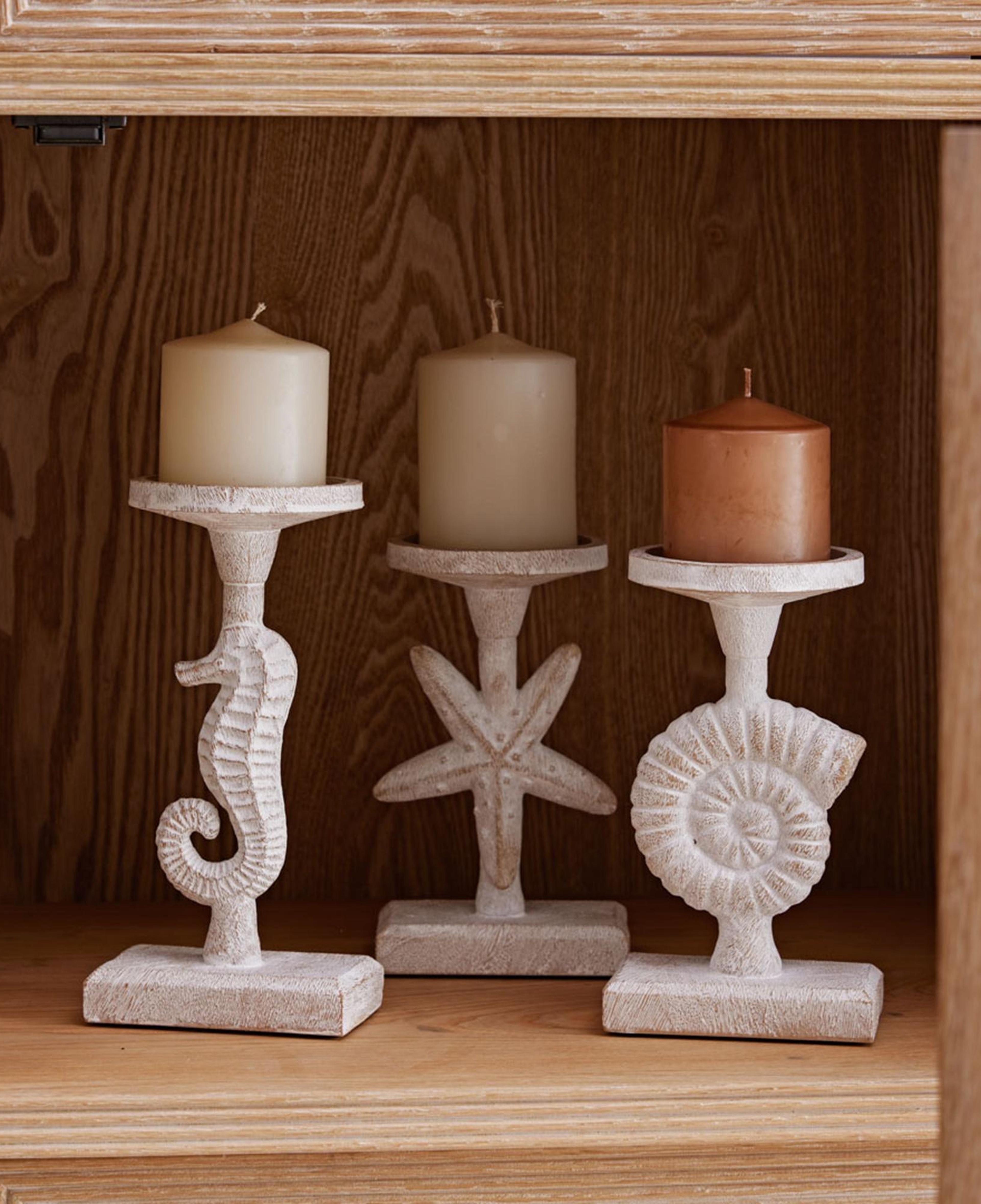 STARFISH MUMLUK BEYAZ 11X10X20 CM