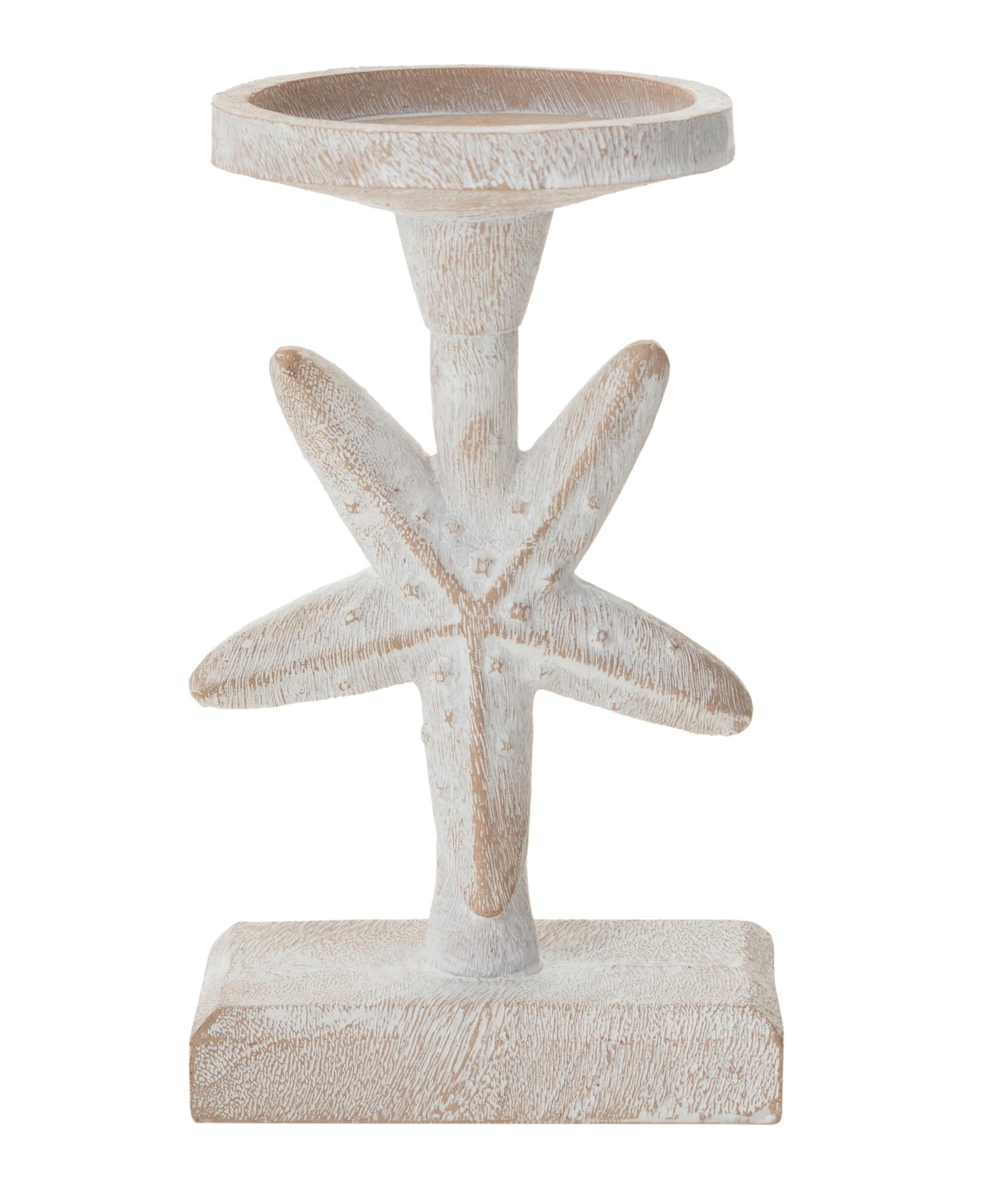 STARFISH MUMLUK BEYAZ 11X10X20 CM