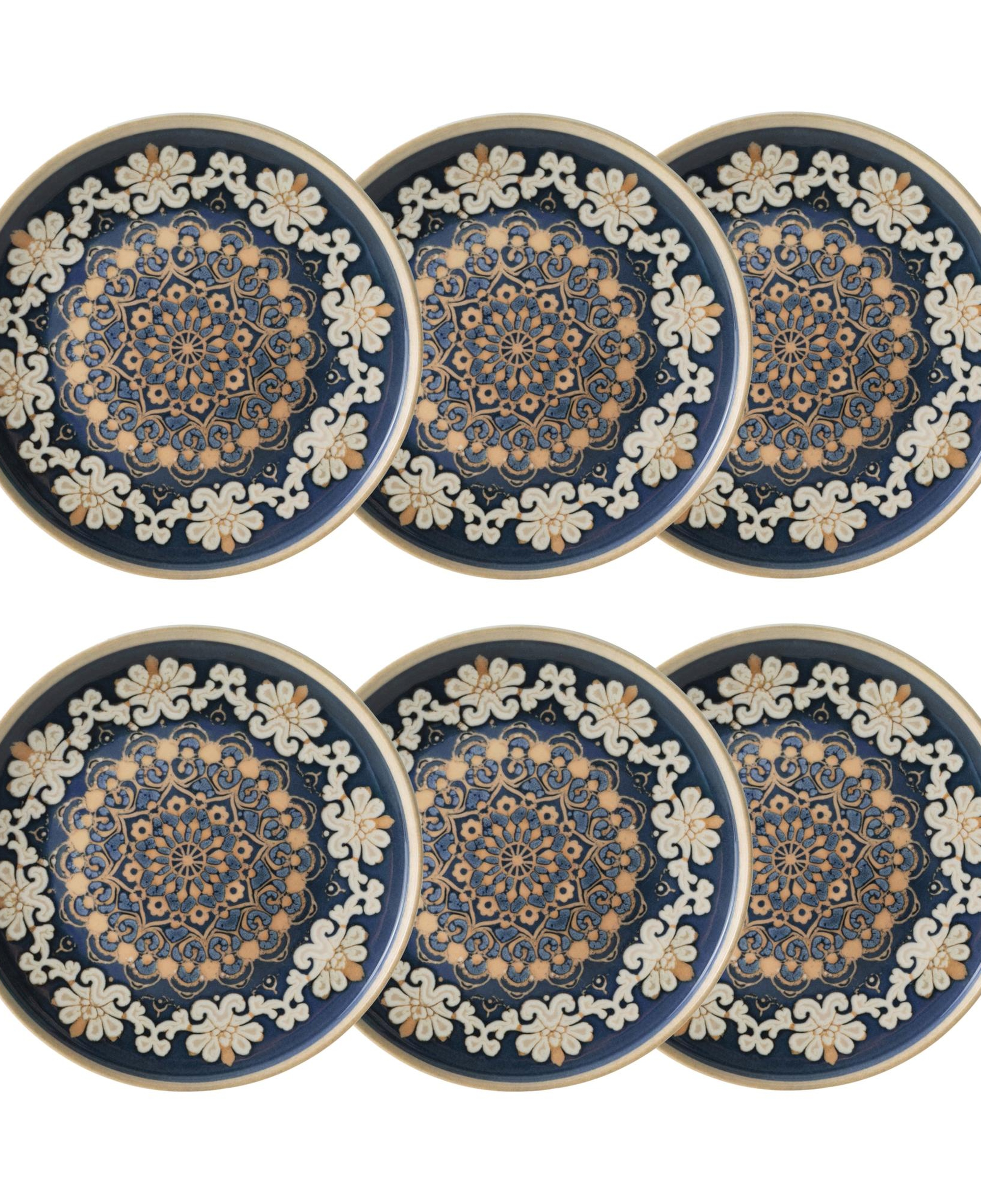 BELİZE PASTA TABAĞI SETİ 21CM -6LI