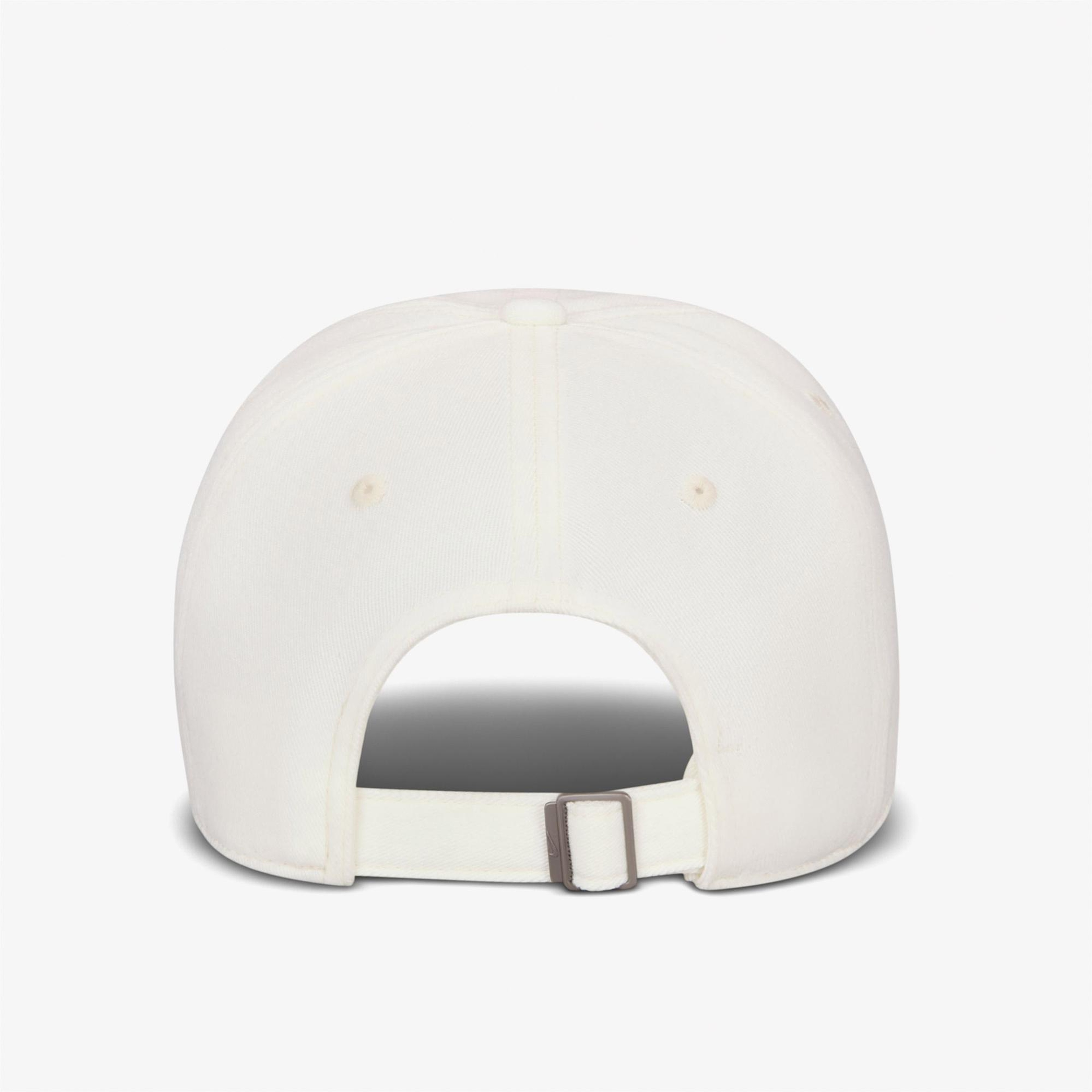 Nike Club Swoosh Unisex Beyaz Şapka