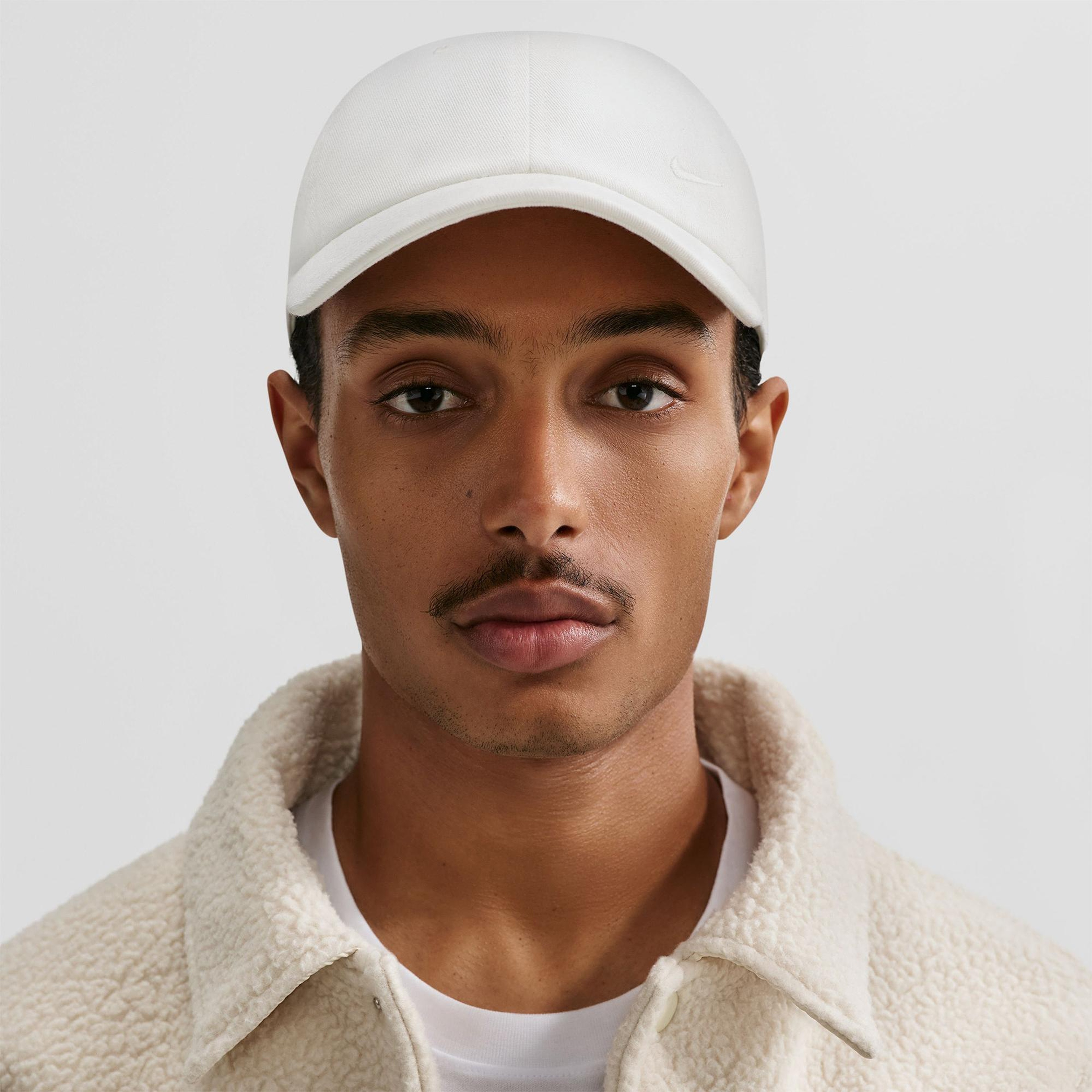 Nike Club Swoosh Unisex Beyaz Şapka