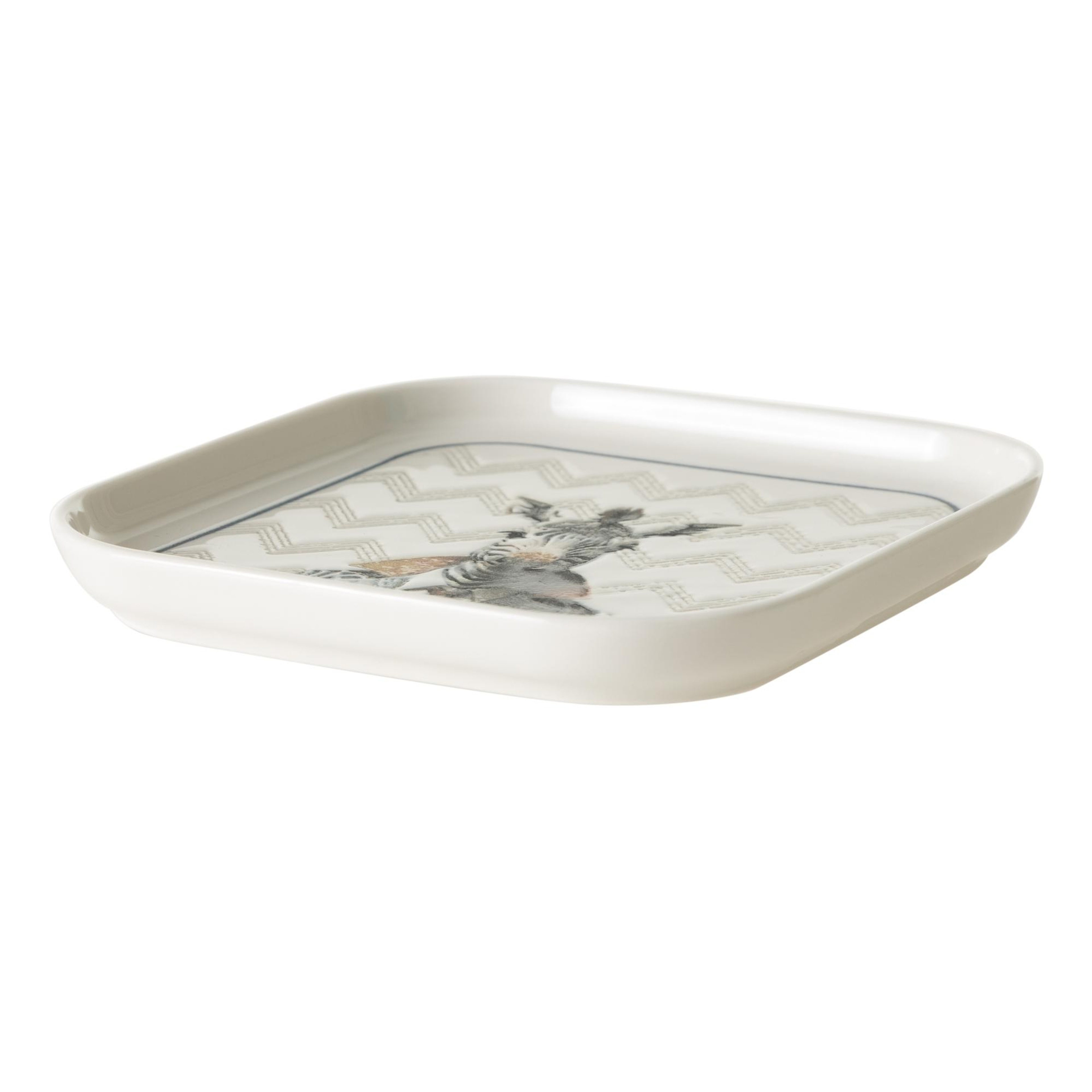 ICONIC KARE TABAK 17CM-ZEBRA