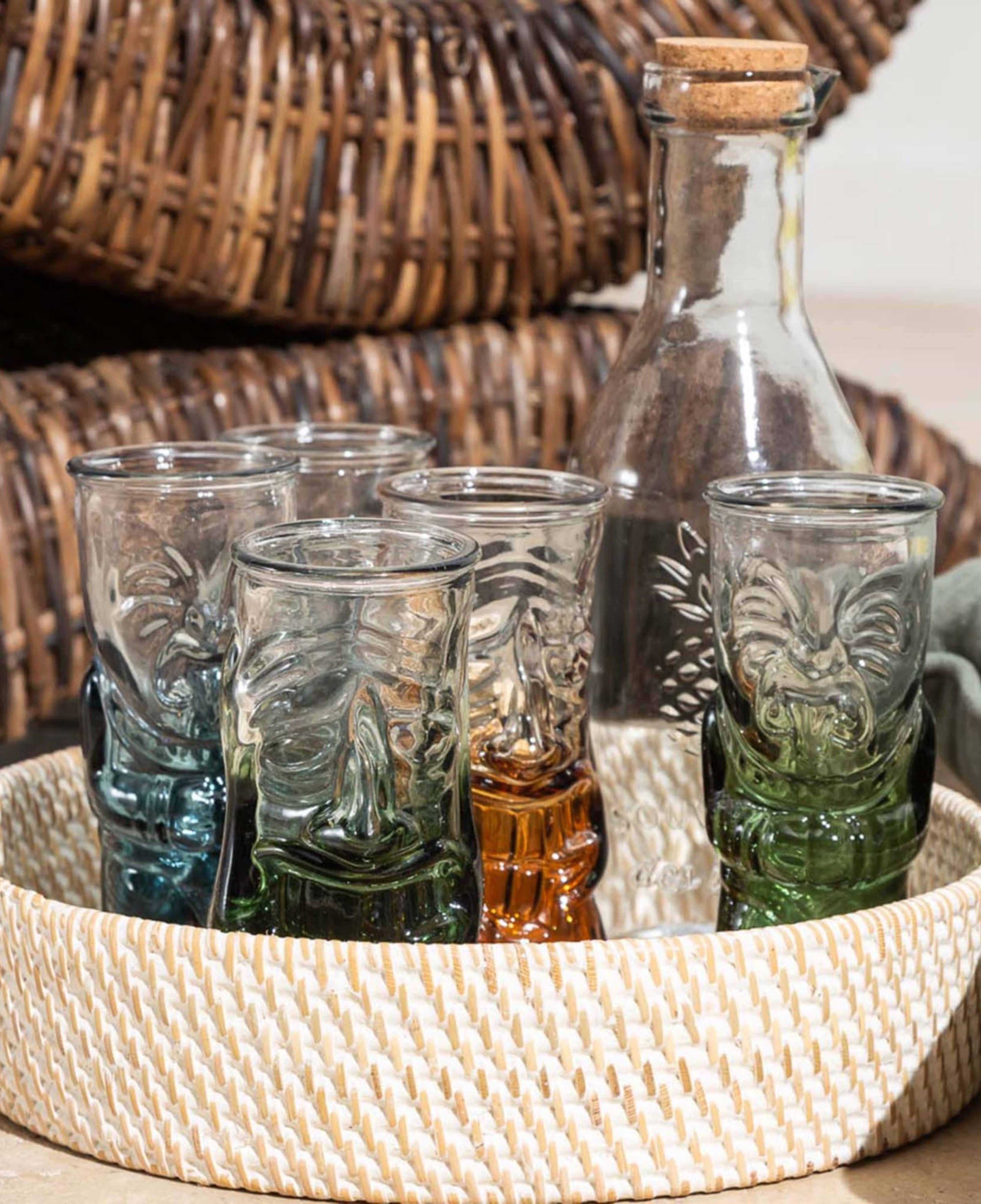 TIKI KOKTEYL BARDAĞI KIRMIZI -290 ML