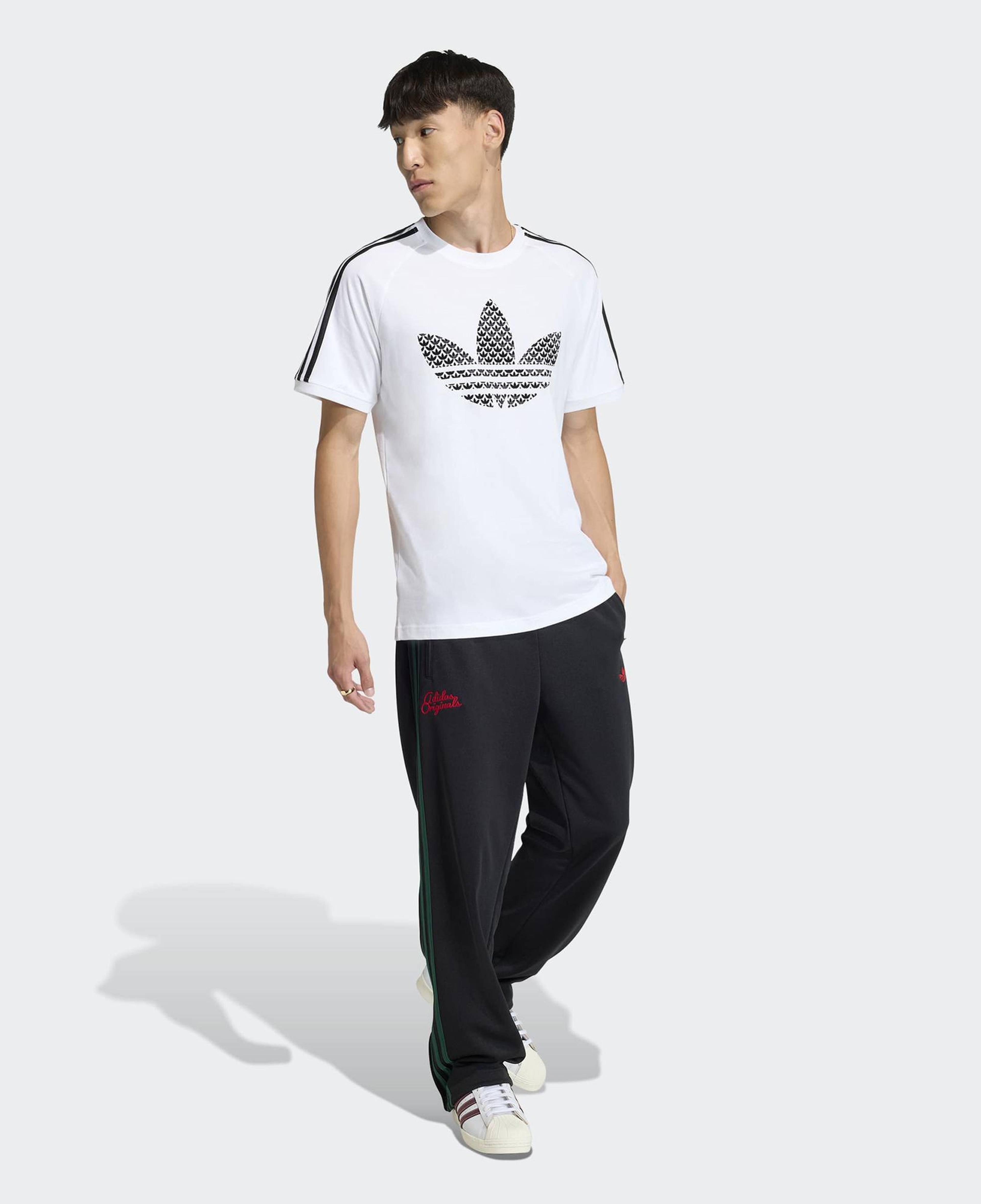 adidas Monogram Erkek Beyaz T-Shirt