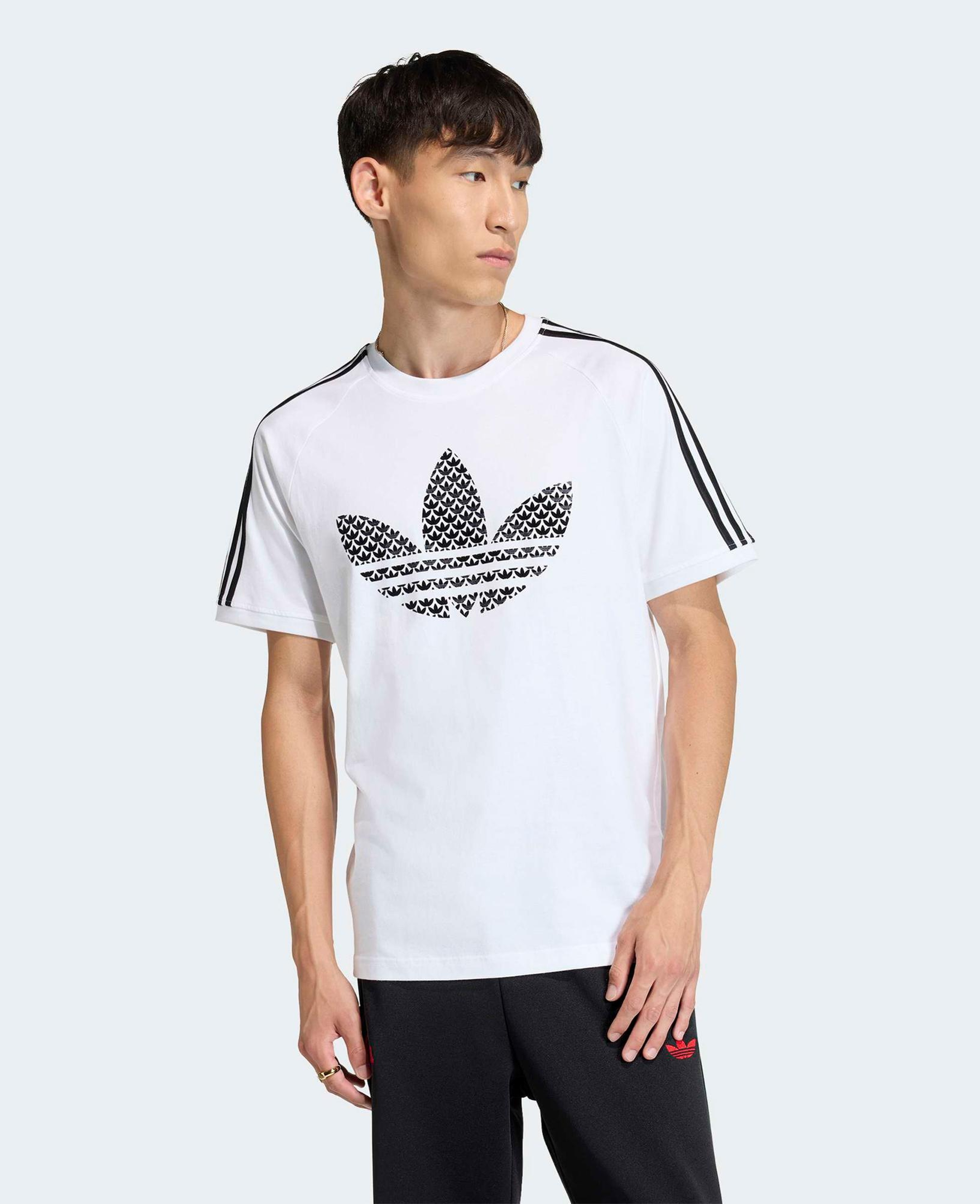 adidas Monogram Erkek Beyaz T-Shirt