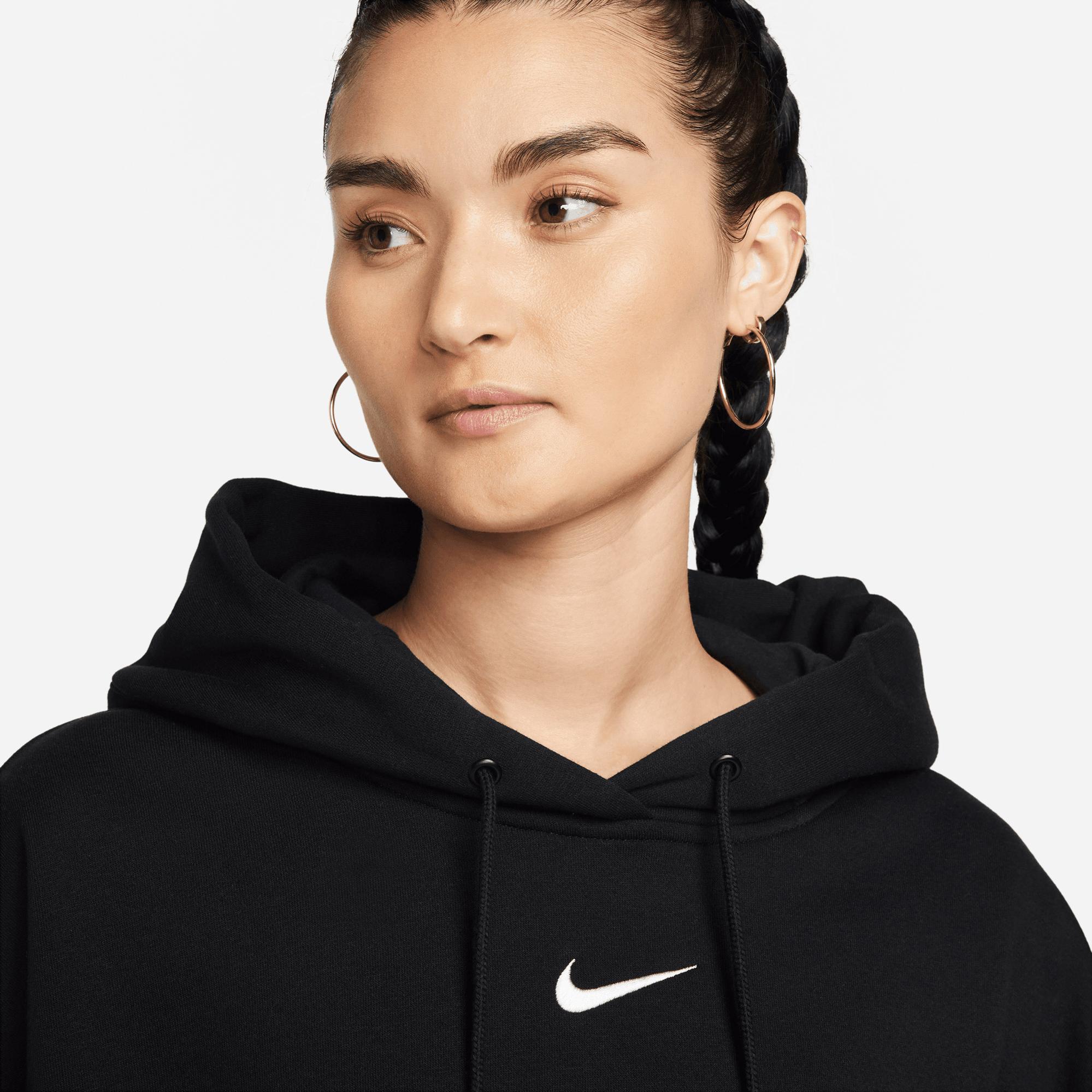 Nike Sportswear Phonnex Fleece Oversize Hoodie Kadın Siyah Hoodie