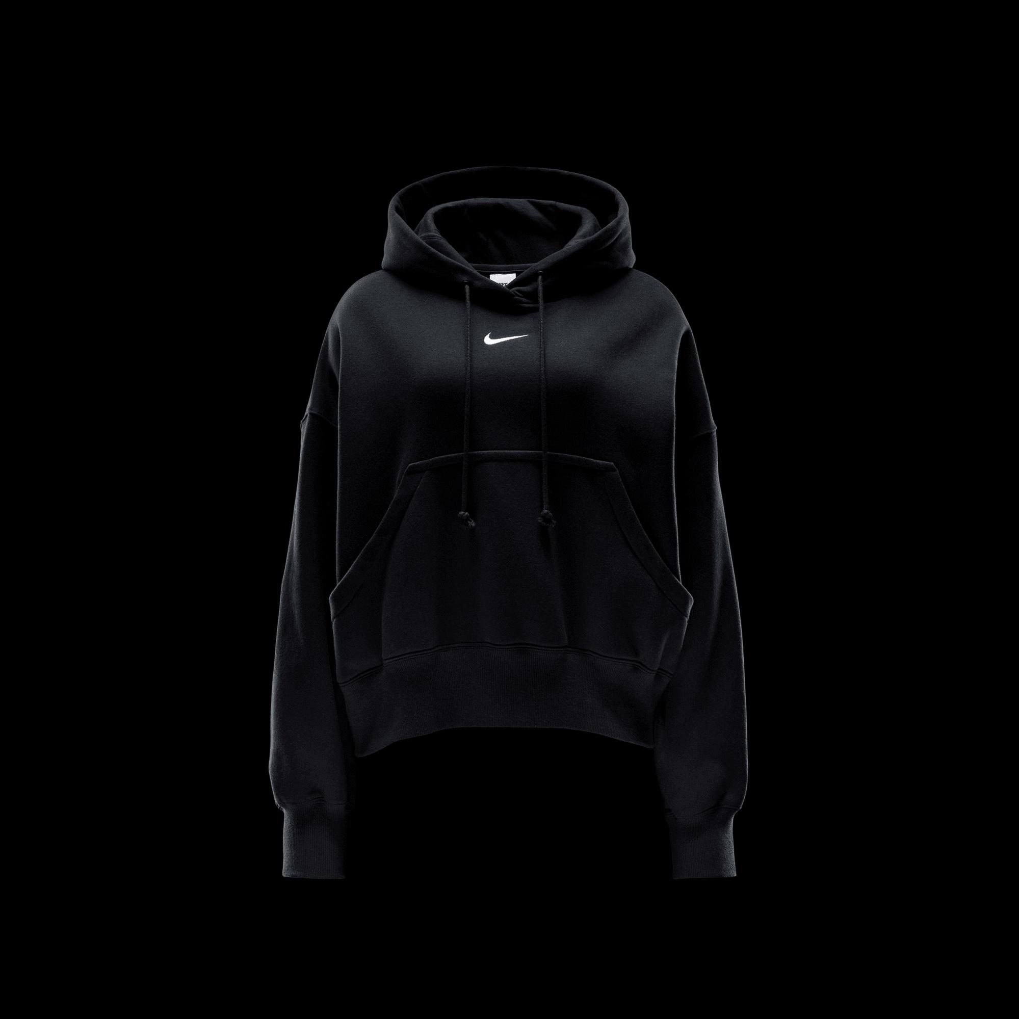 Nike Sportswear Phonnex Fleece Oversize Hoodie Kadın Siyah Hoodie