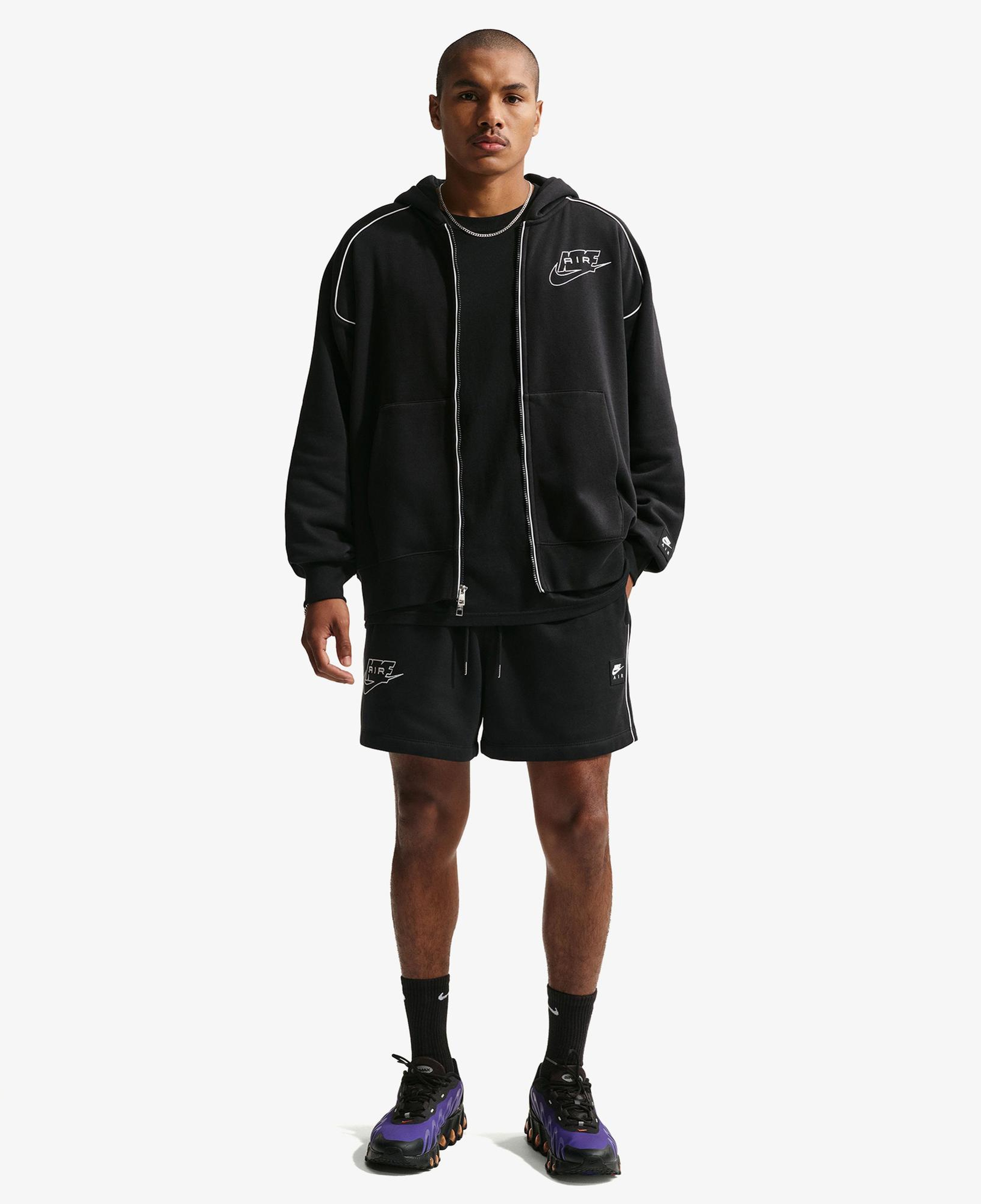 Nike Air Fleece Erkek Siyah Şort