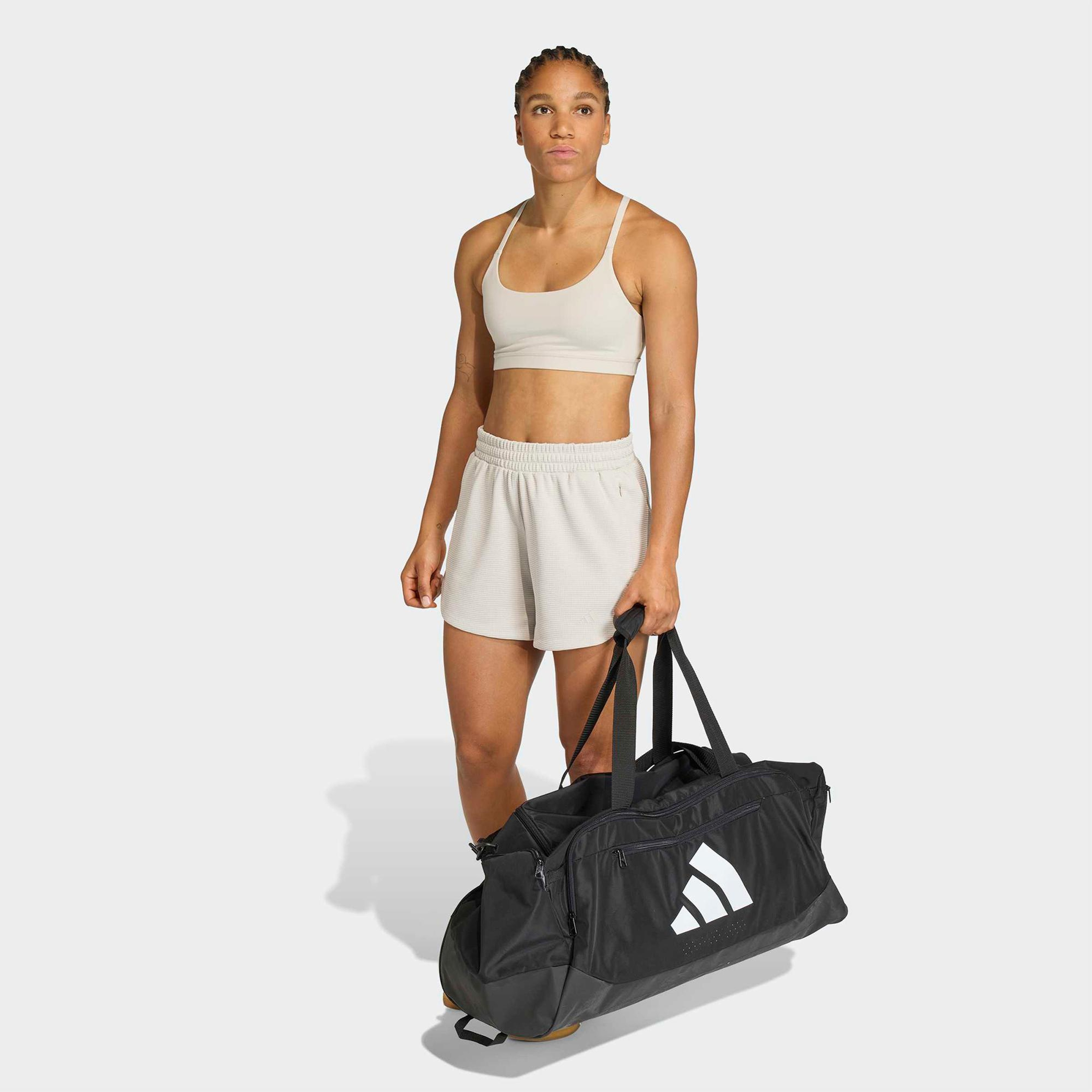 adidas Pacer Workout Waffle Kadın Bej Şort