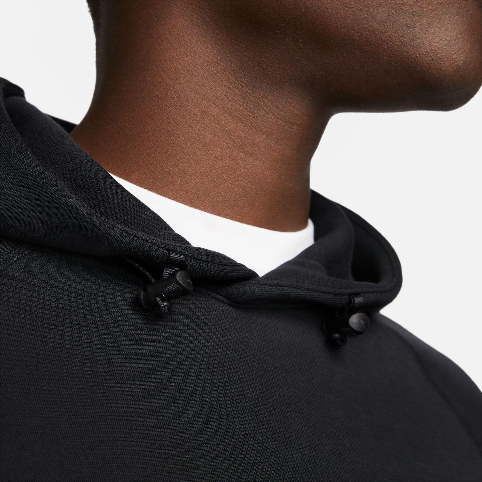 Nike Tech Fleece Pullover Erkek Siyah Hoodie