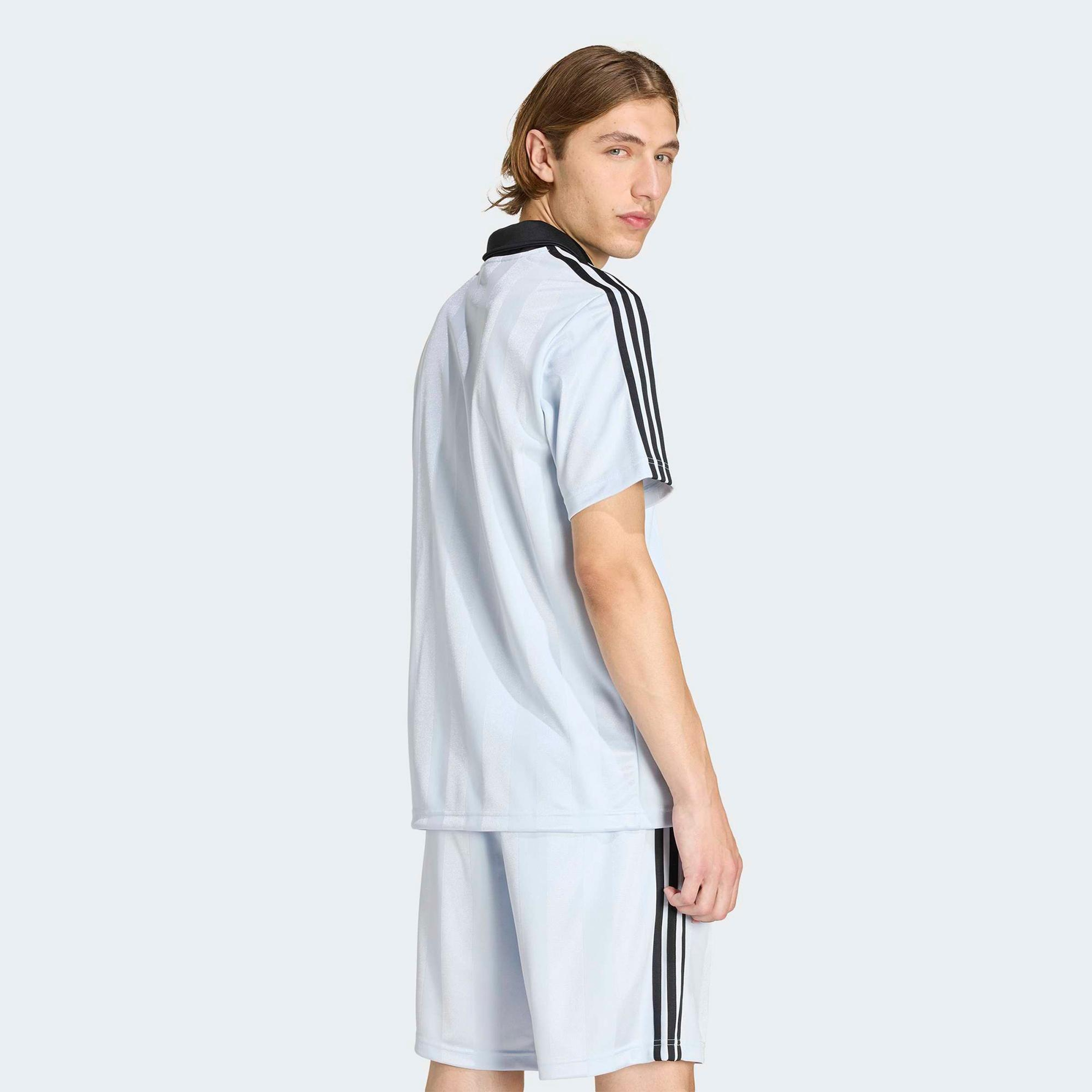 adidas Archive Collar Erkek Mavi T-Shirt