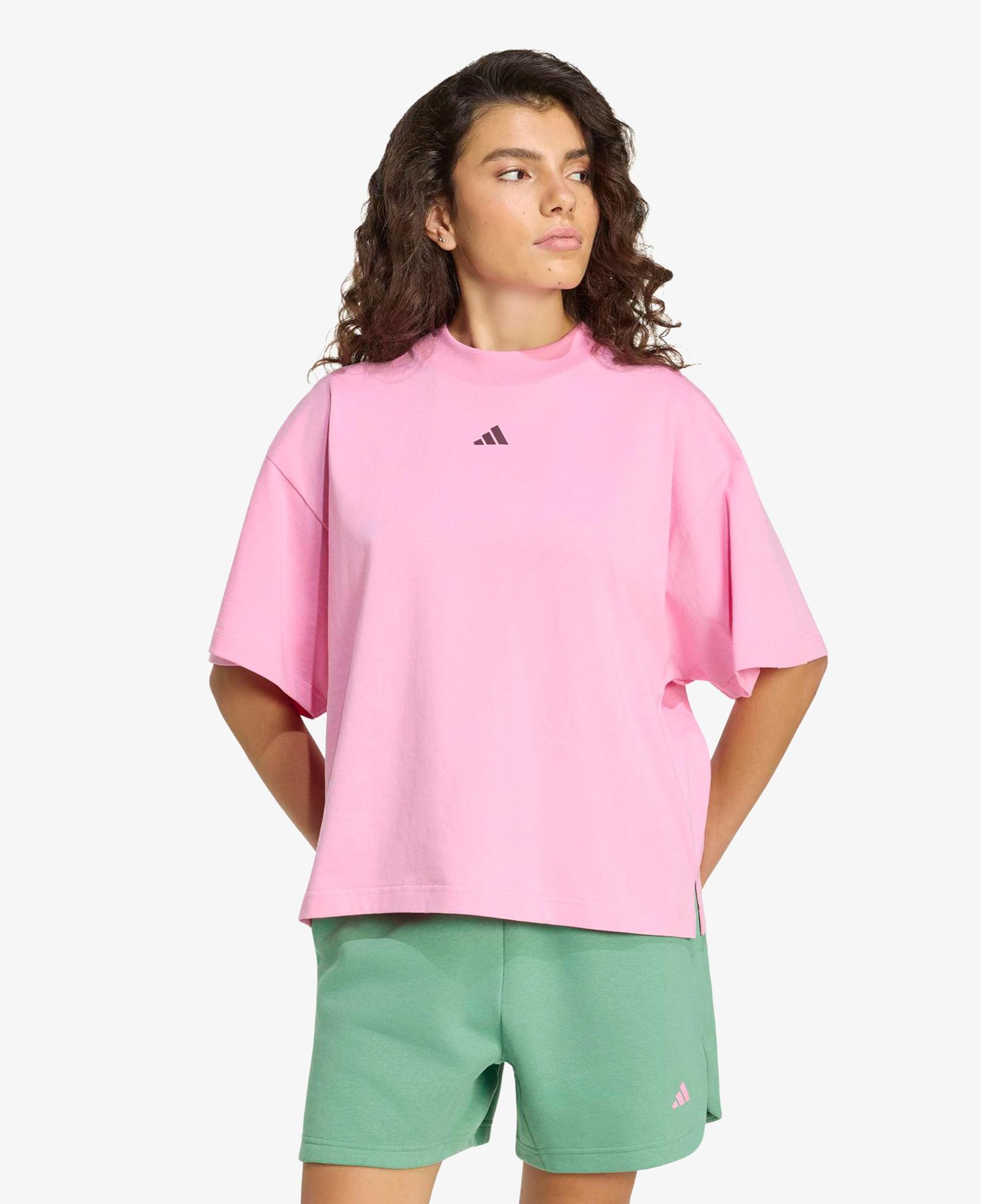 adidas Studio Boyfriend Kadın Pembe T-Shirt