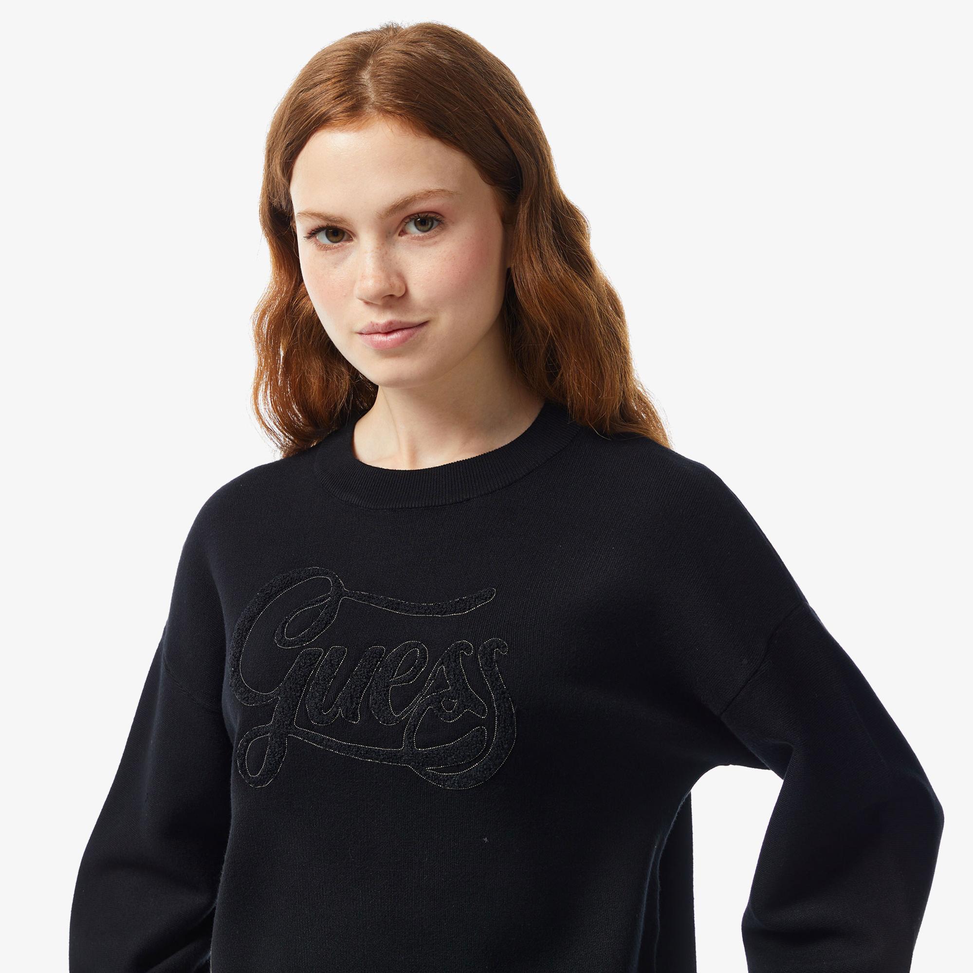 Guess Kadın Siyah Kazak