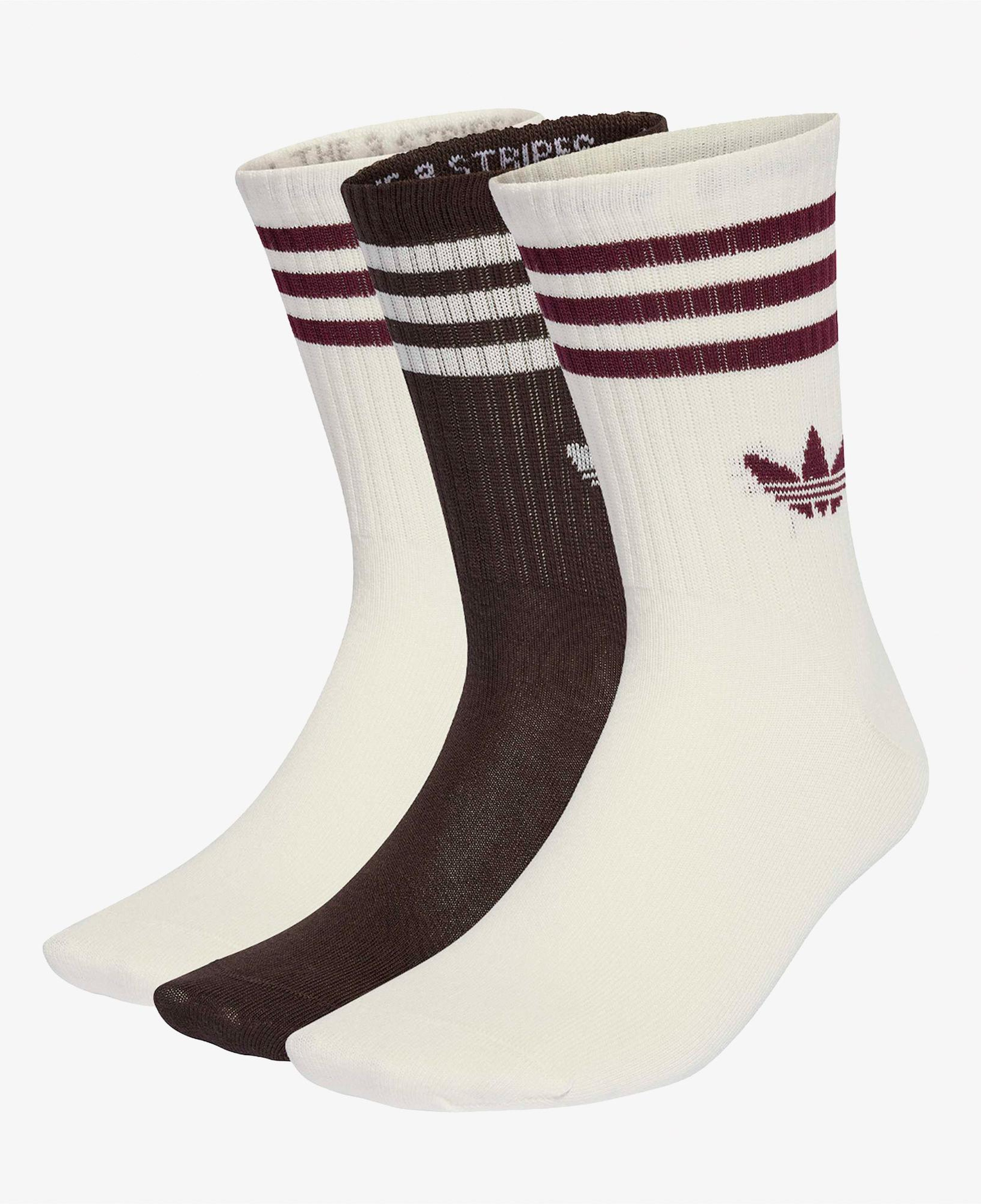 adidas 3-Stripes 3' lü Unisex Renkli Çorap