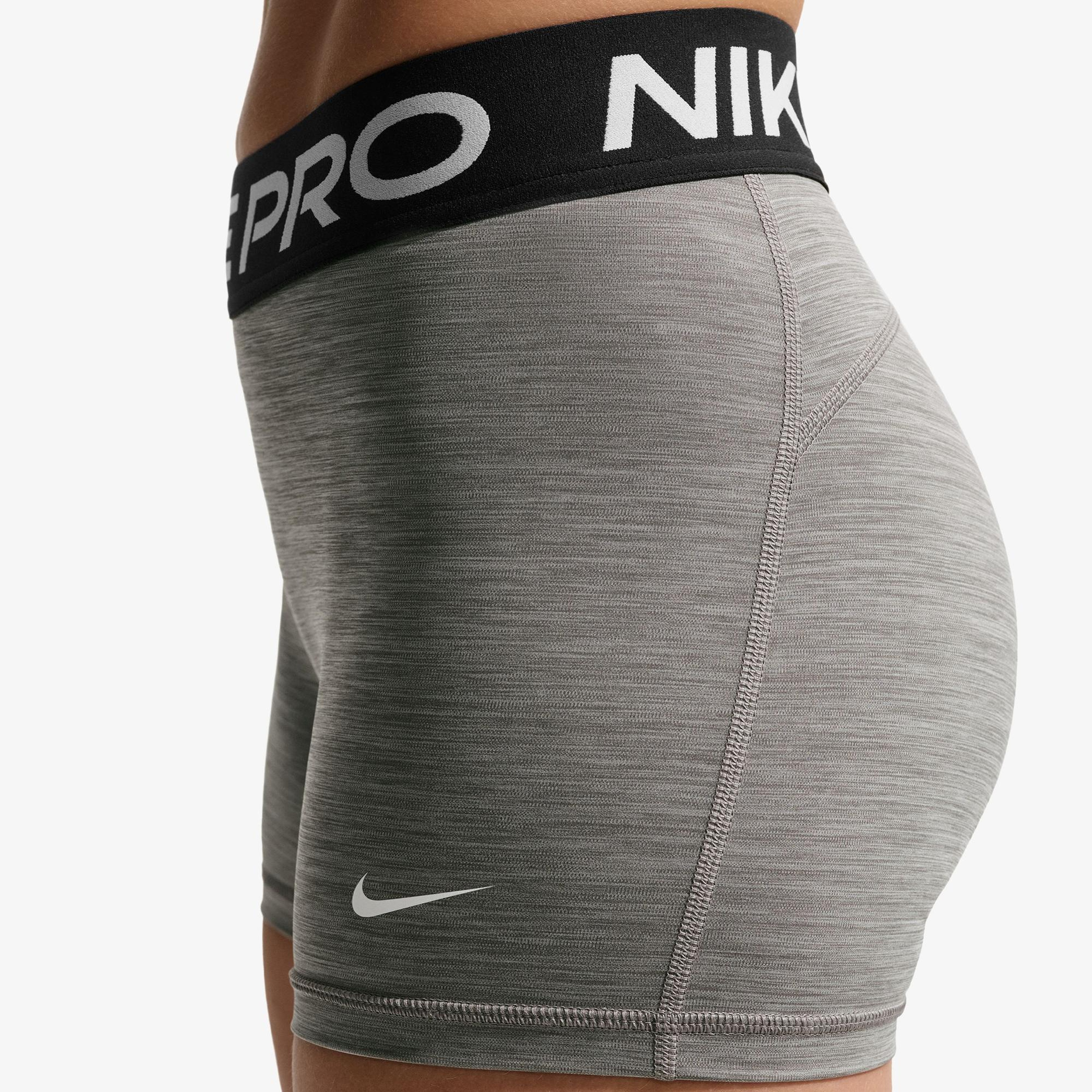 Nike Pro Dri-Fit 365 8 cm Kadın Gri Kısa Tayt
