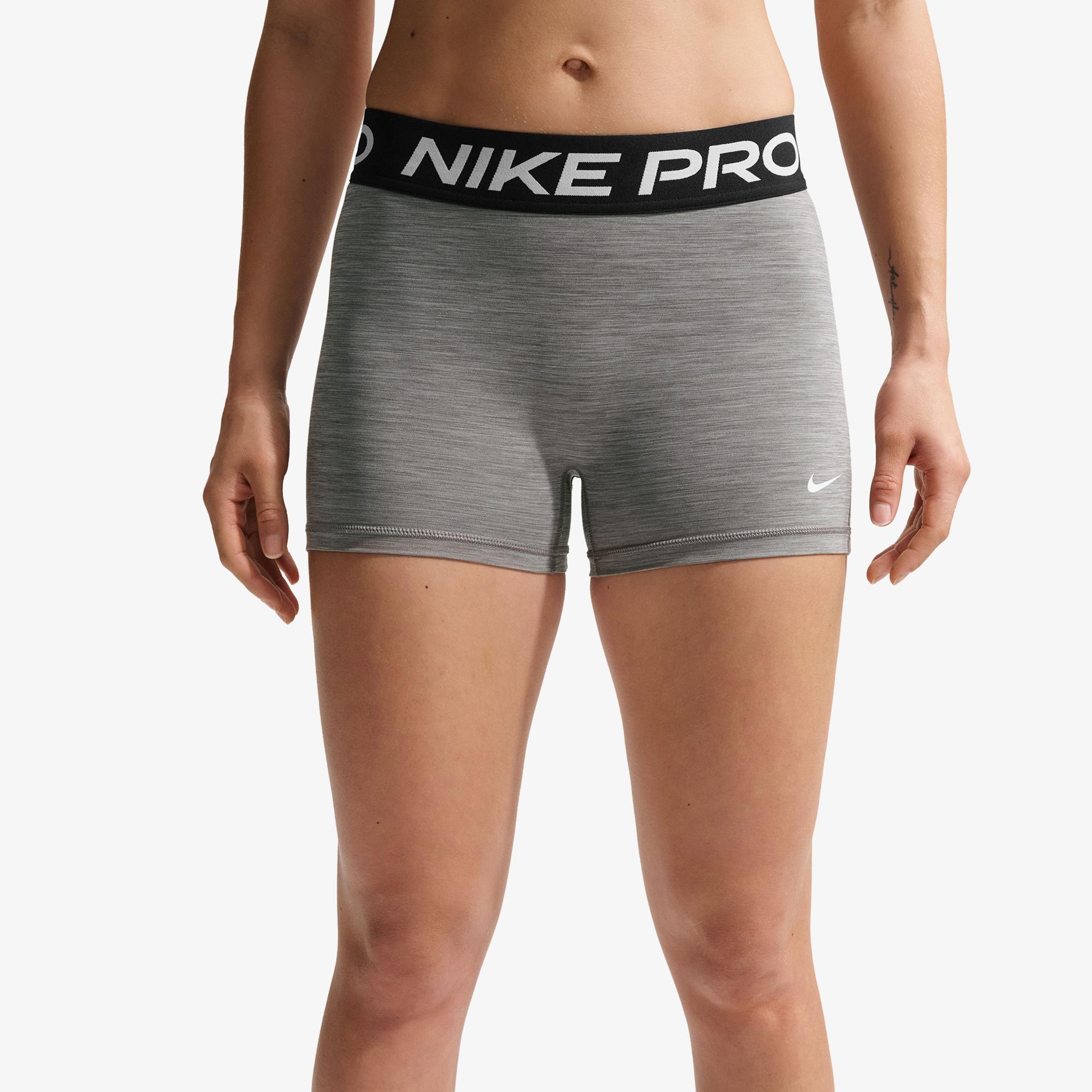 Nike Pro Dri-Fit 365 8 cm Kadın Gri Kısa Tayt