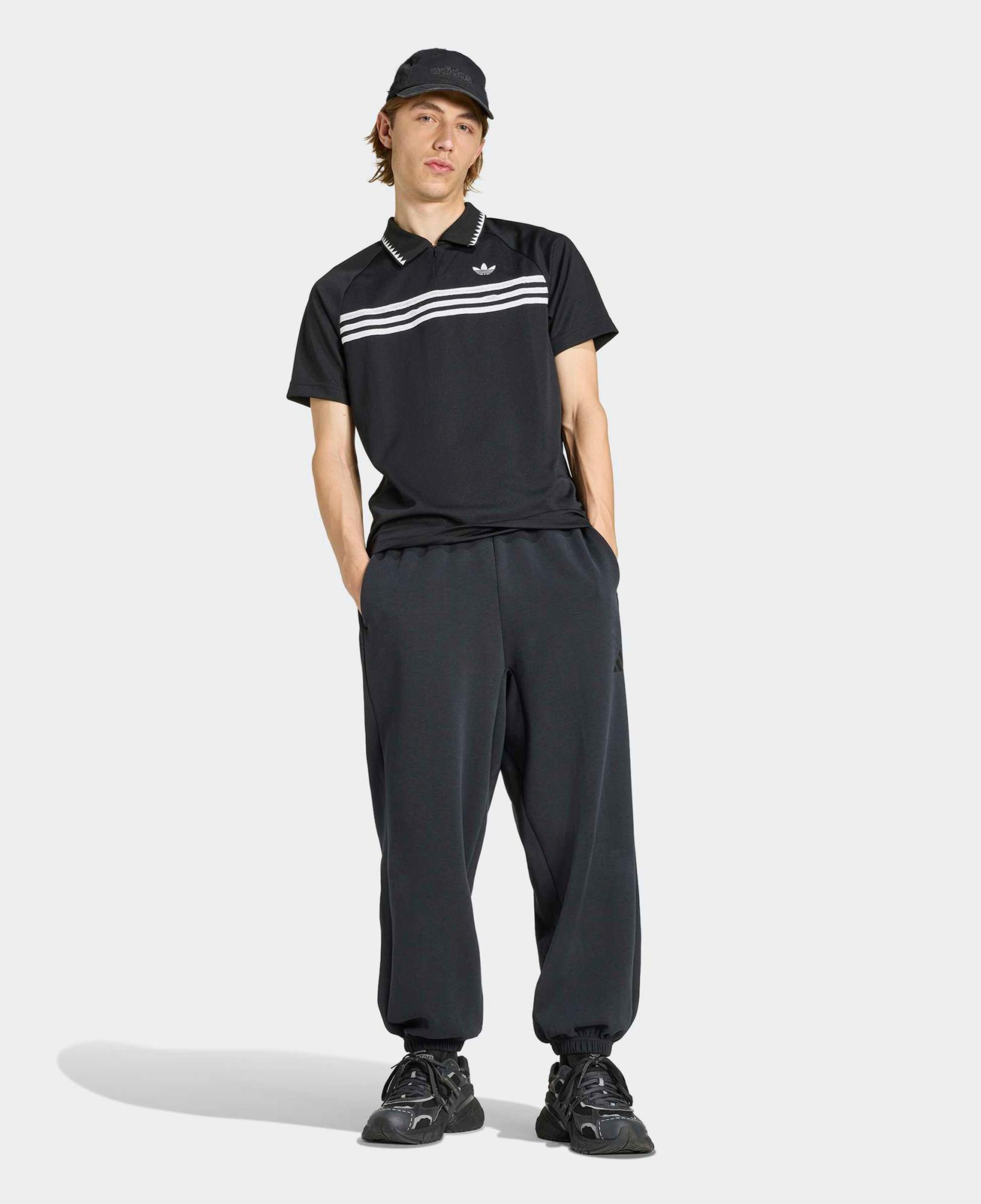 adidas Chest Erkek Siyah T-Shirt