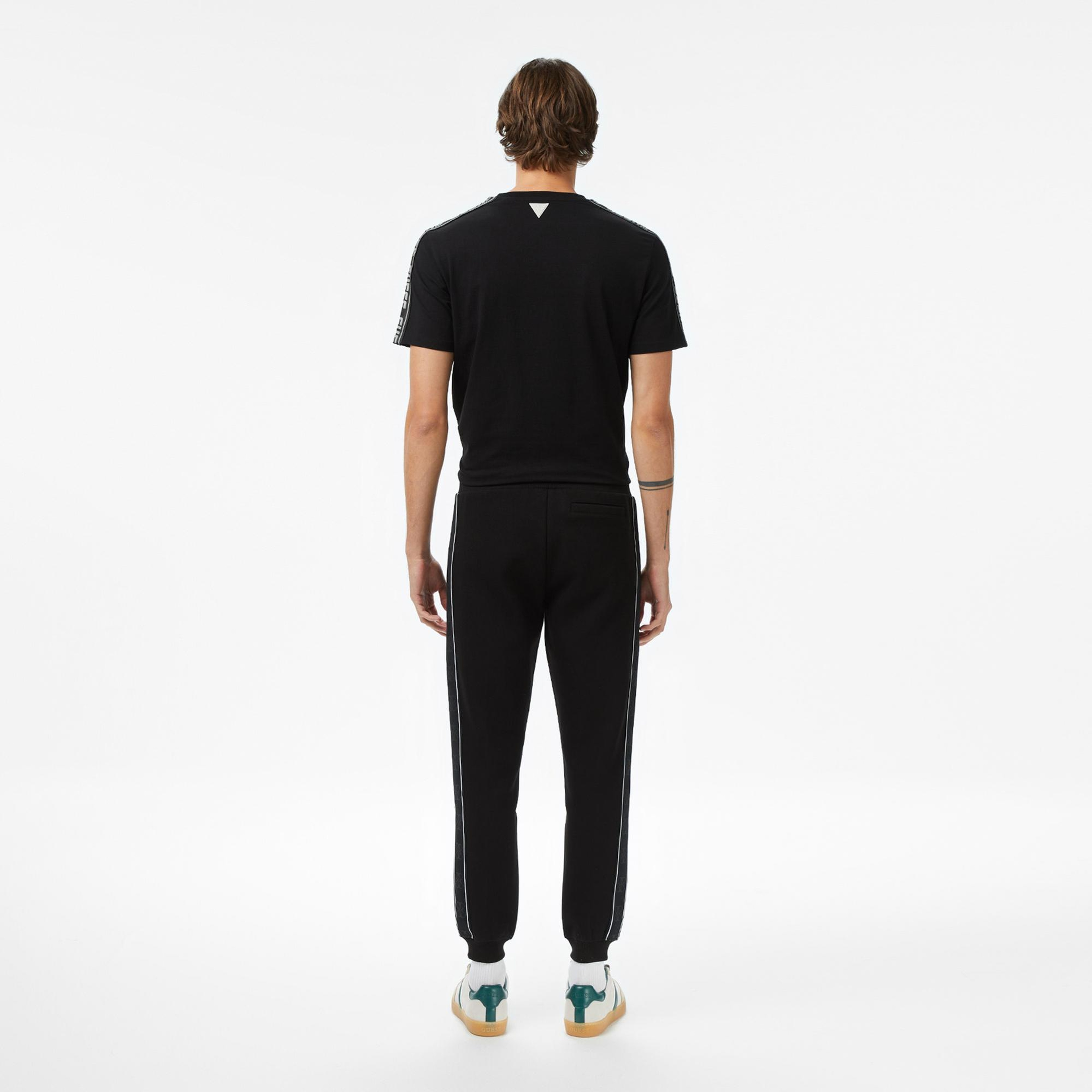 Guess Mickey Cuff Erkek Siyah Pantolon