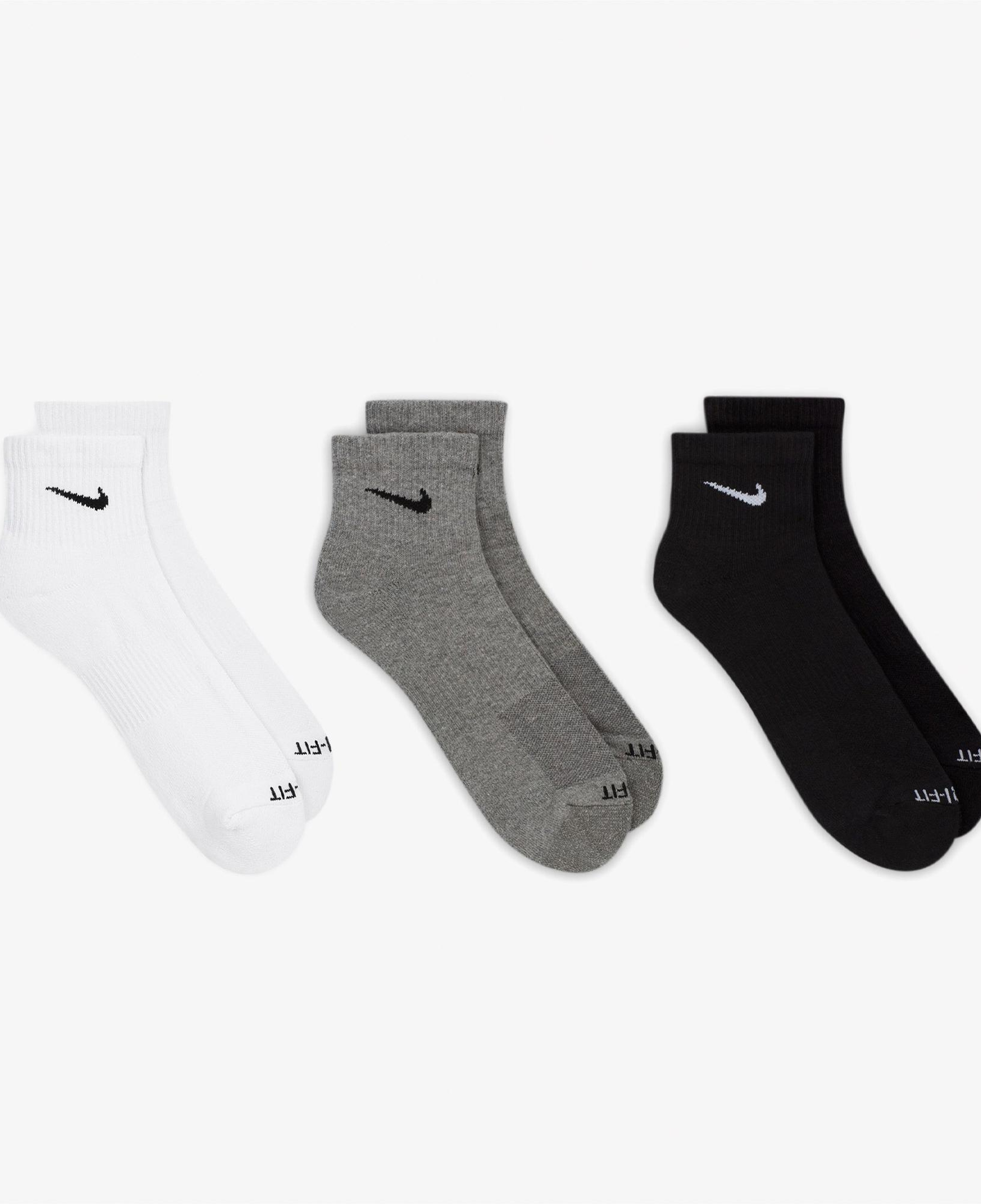 Nike Everyday Plus Cushioned 3' lü Unisex Renkli Çorap