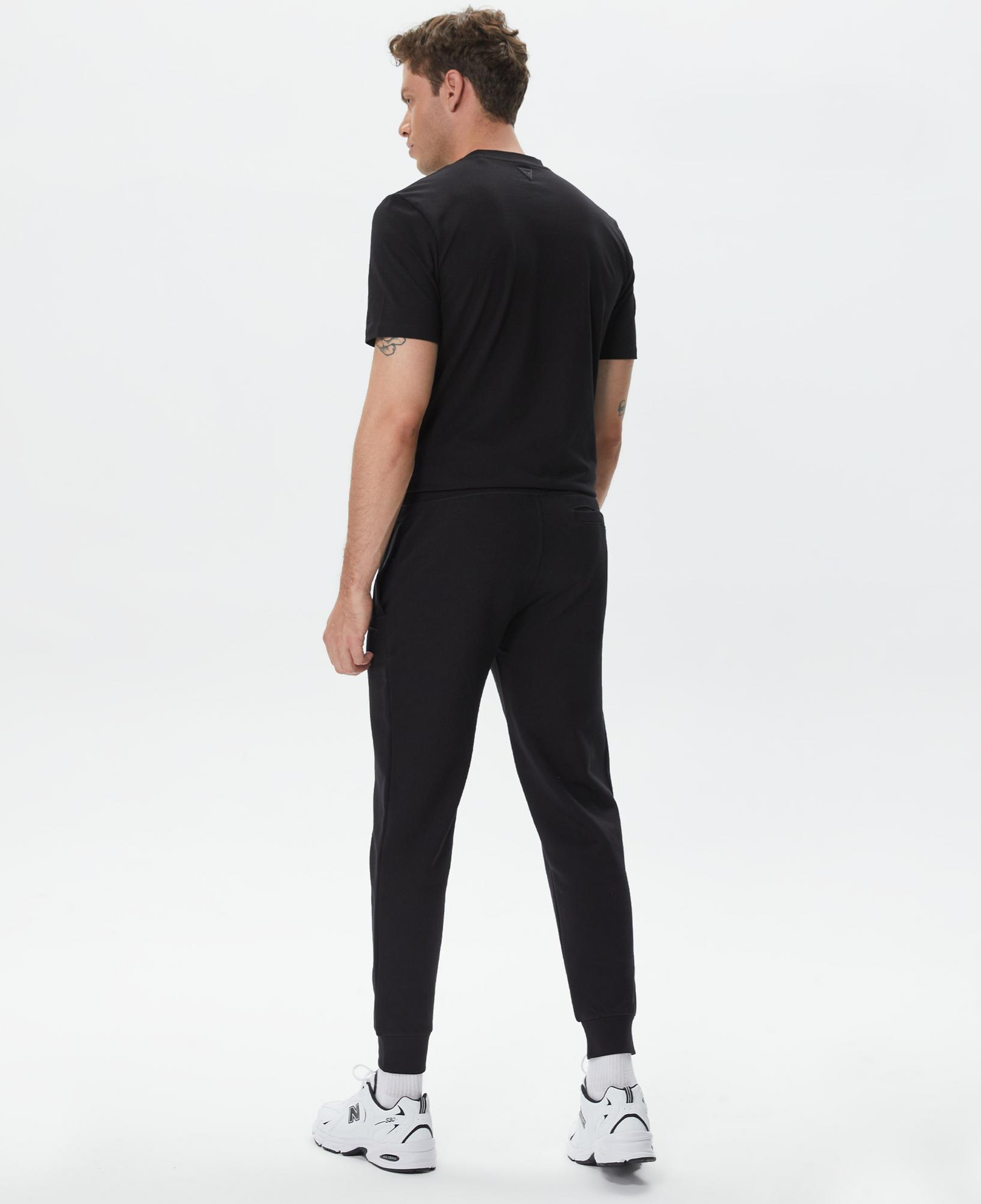 Guess Aldwin Long Erkek Siyah Eşofman Altı