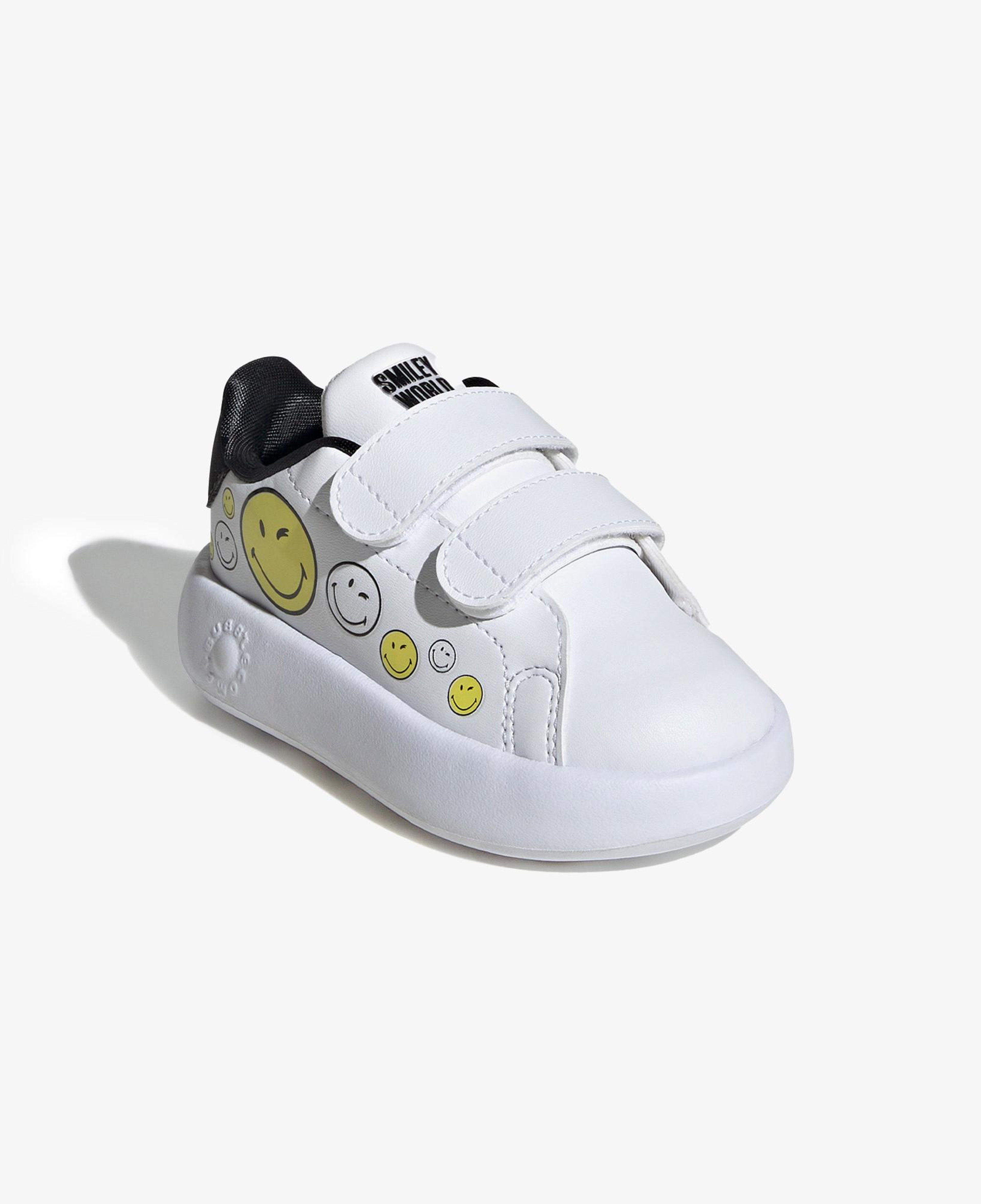 adidas Advantage Smiley Çocuk Beyaz Sneaker