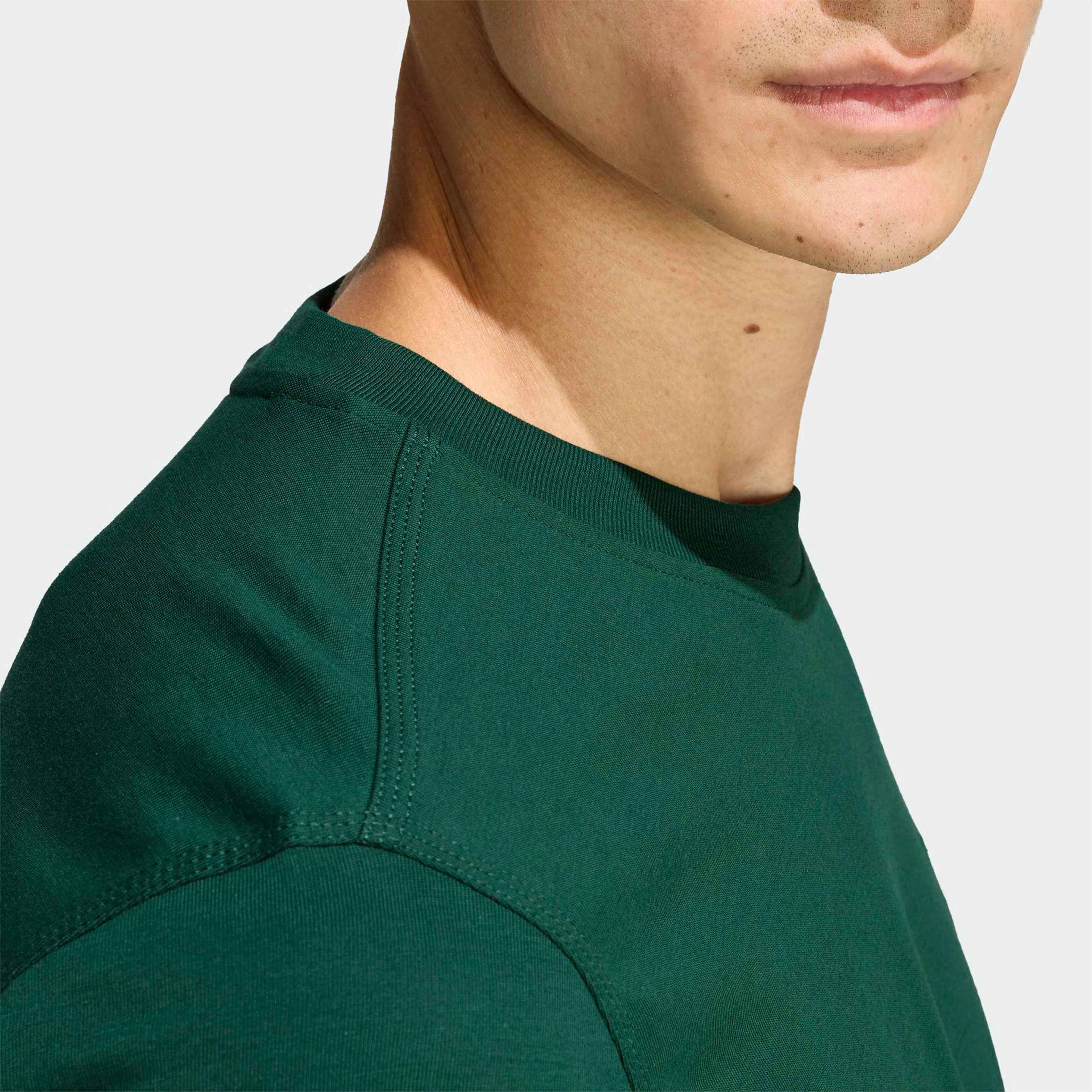 adidas Trefoil Essentials Erkek Yeşil T-Shirt