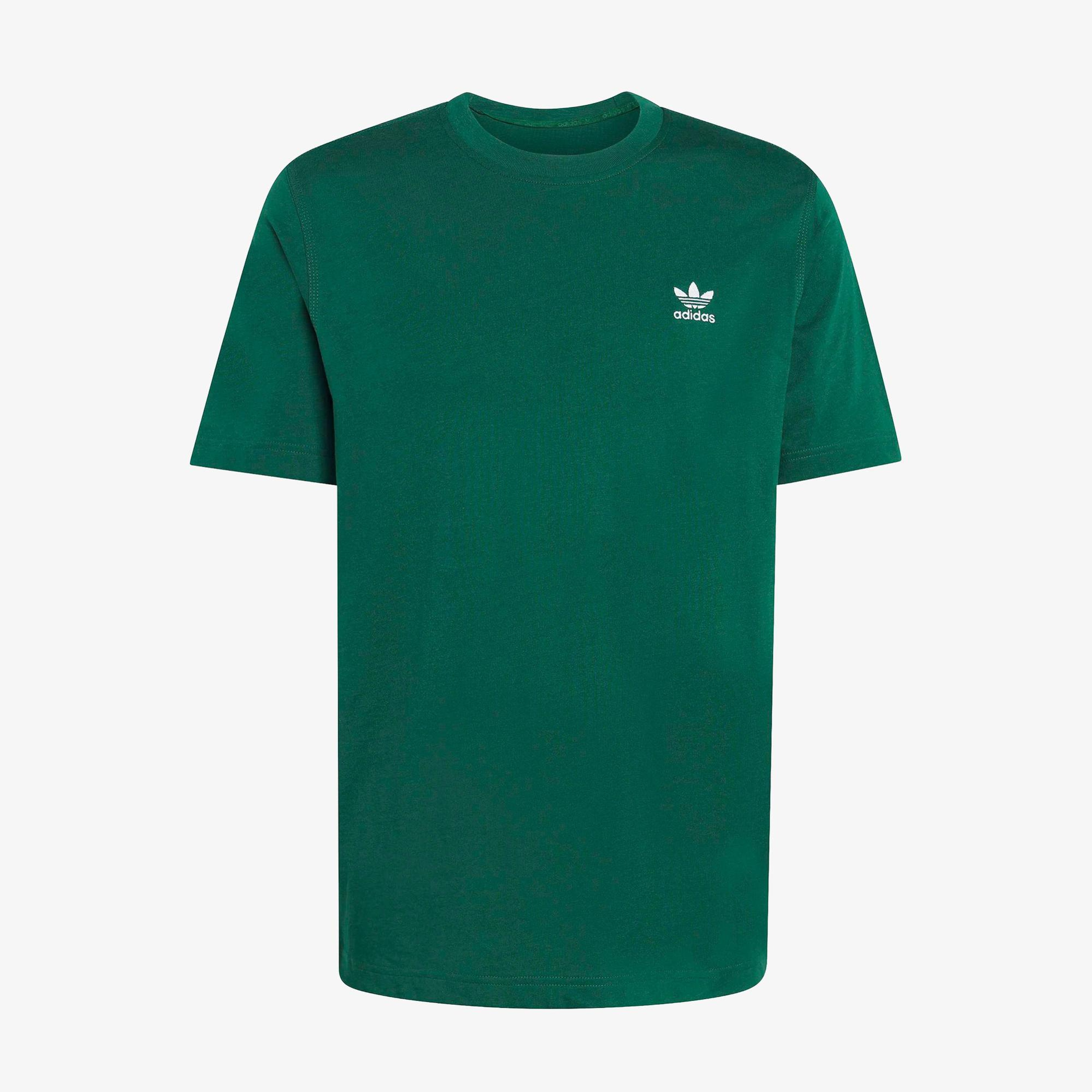 adidas Trefoil Essentials Erkek Yeşil T-Shirt