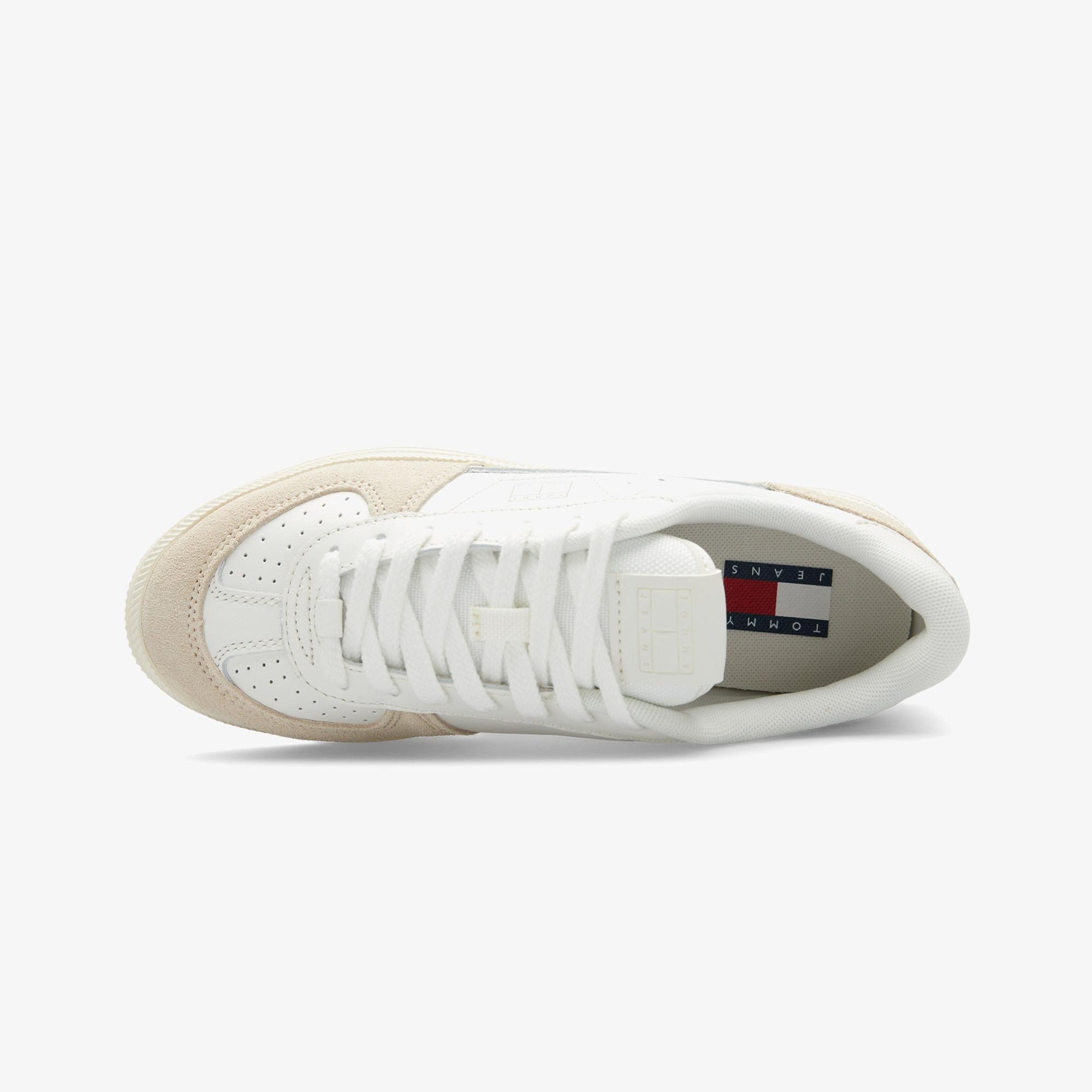 Tommy Hilfiger The Greenwich Edge Kadın Beyaz Sneaker