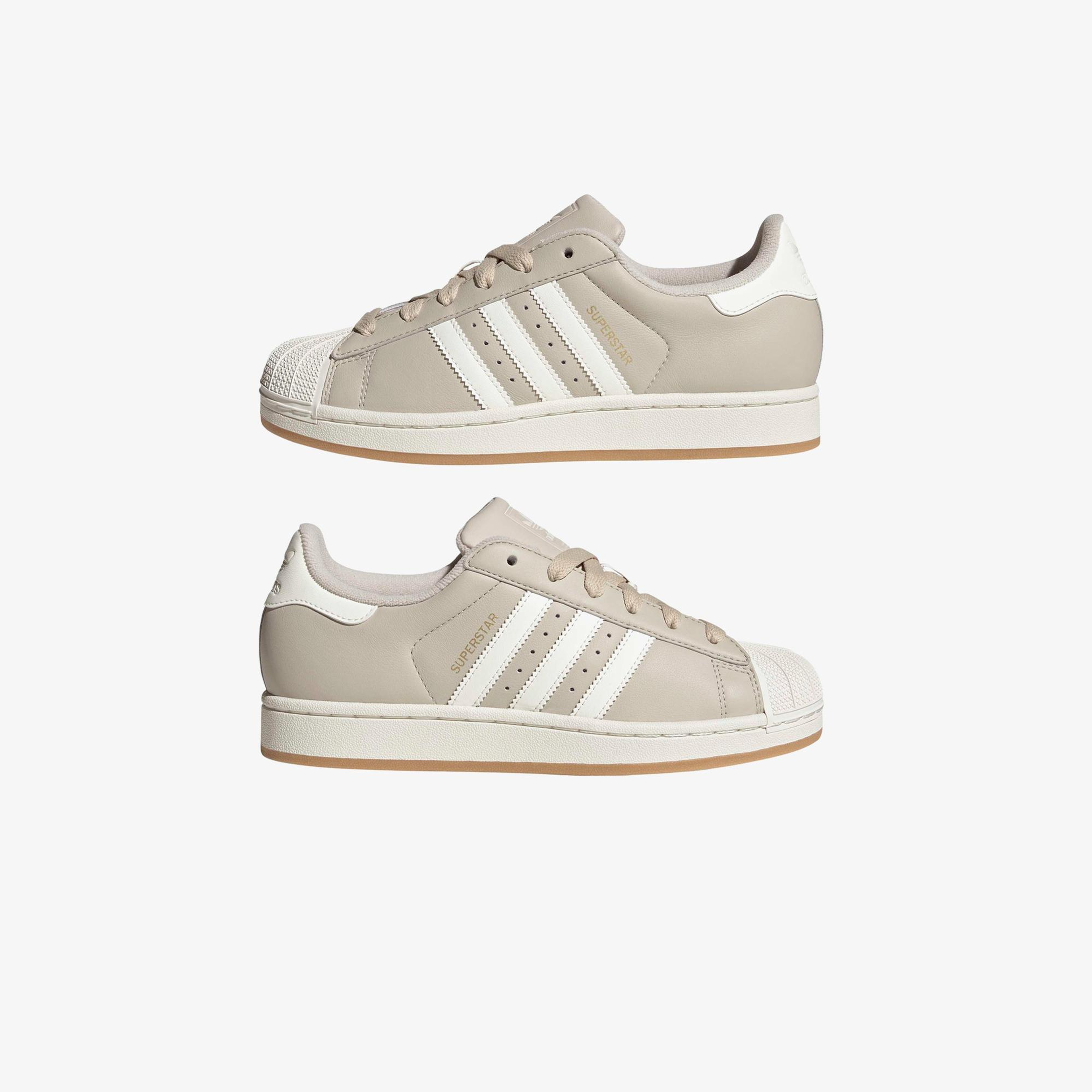 adidas Superstar II Kadın Bej Sneaker
