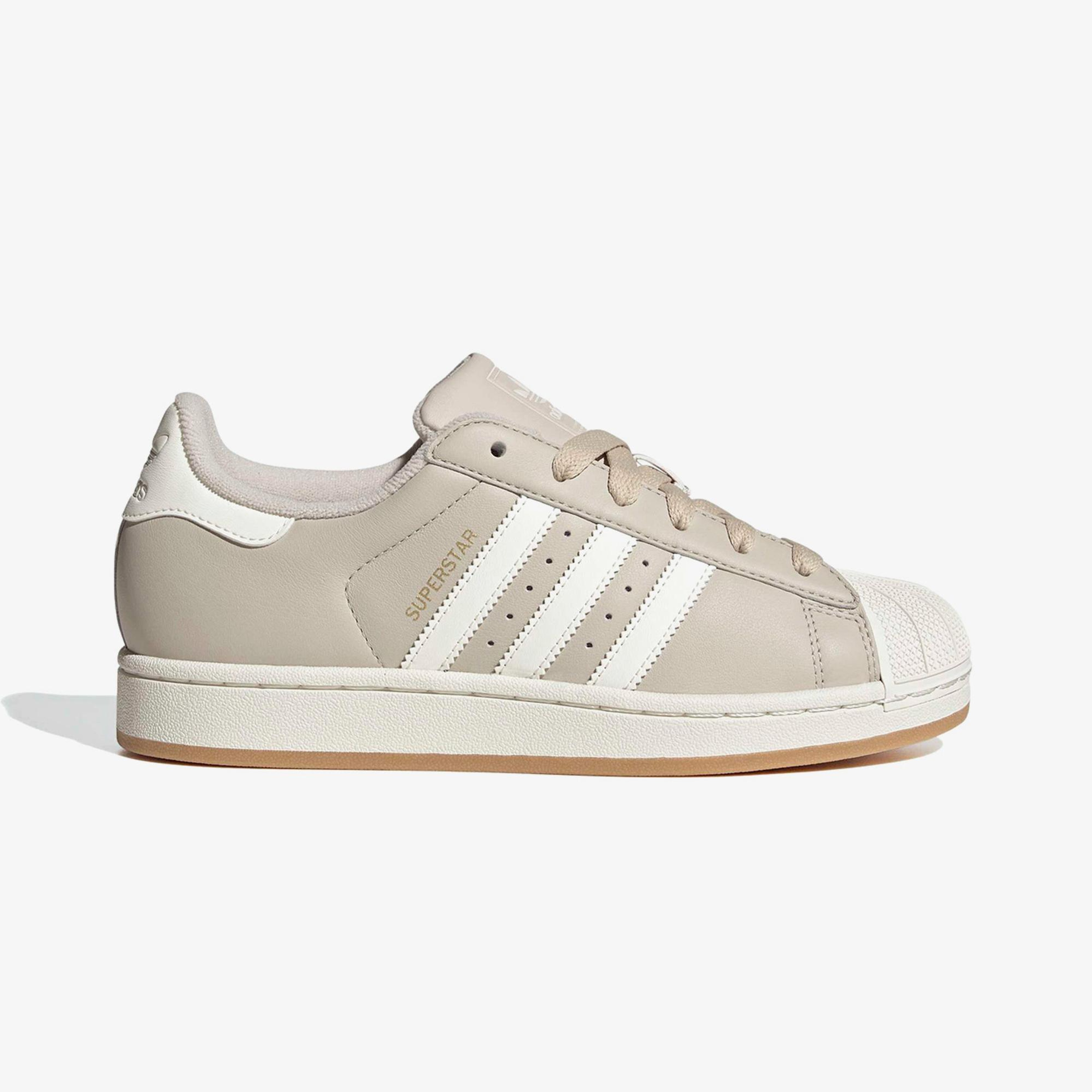 adidas Superstar II Kadın Bej Sneaker