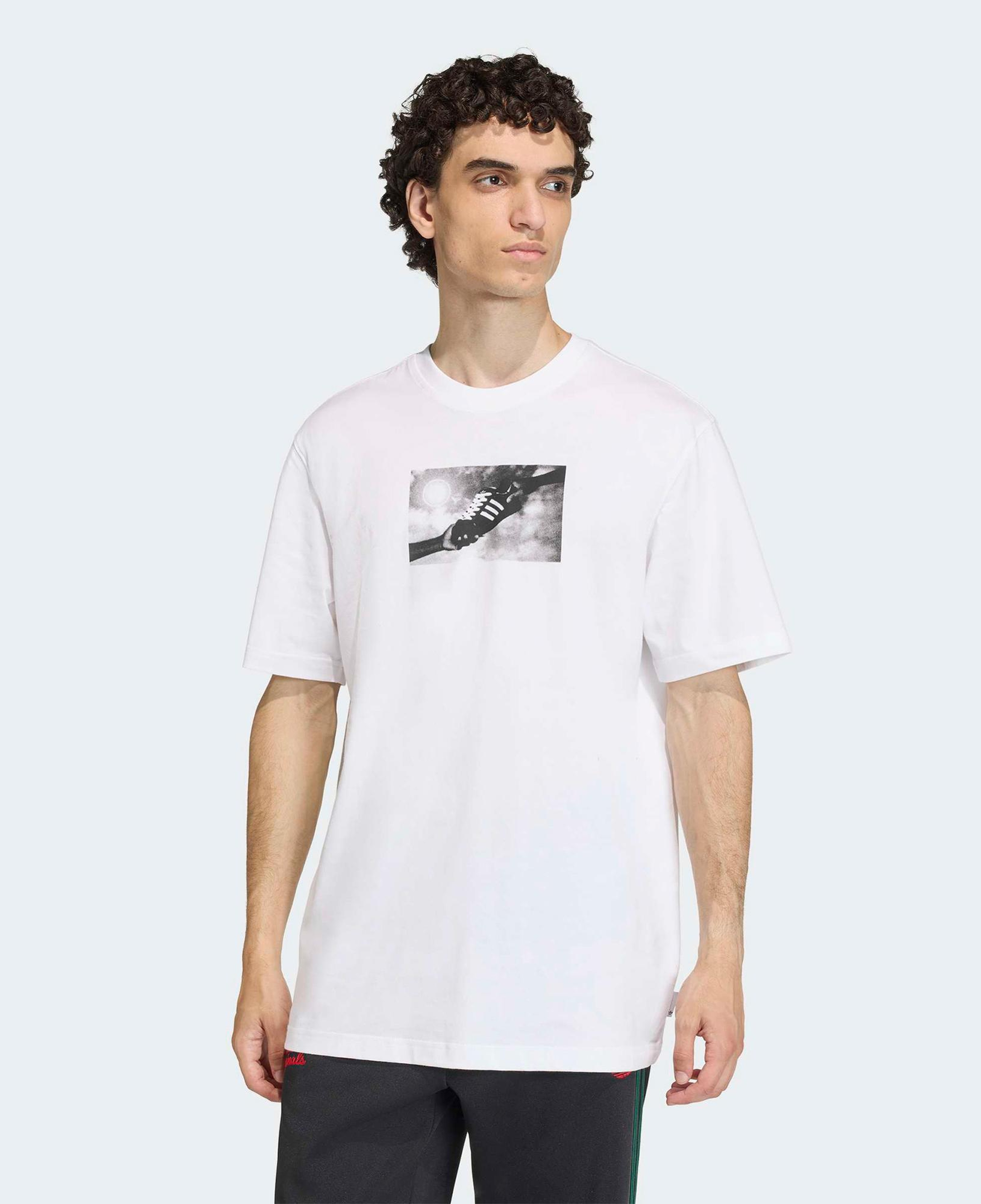 adidas Franchise Erkek Beyaz T-Shirt