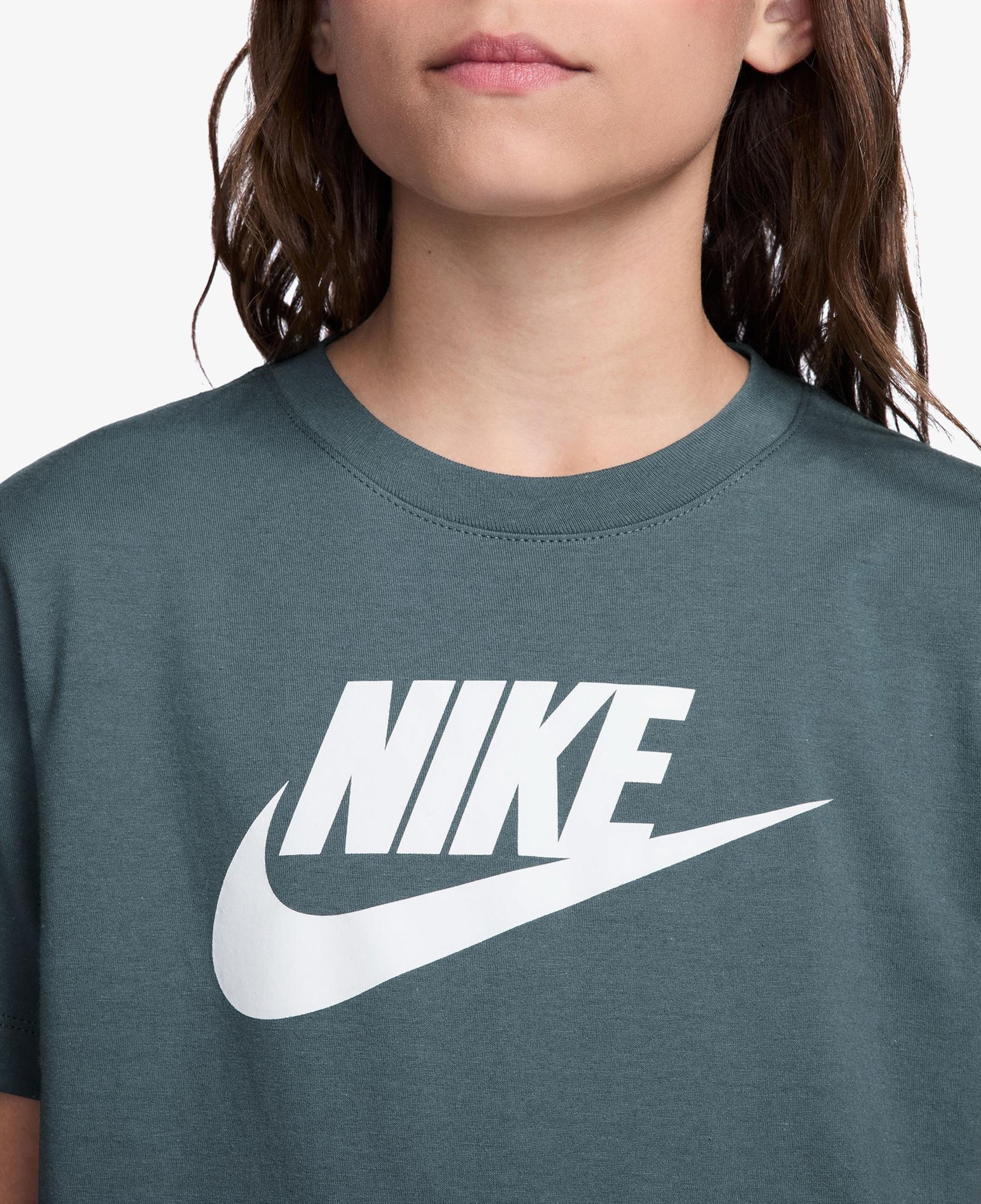 Nike Sportswear Futura Çocuk Yeşil T-Shirt