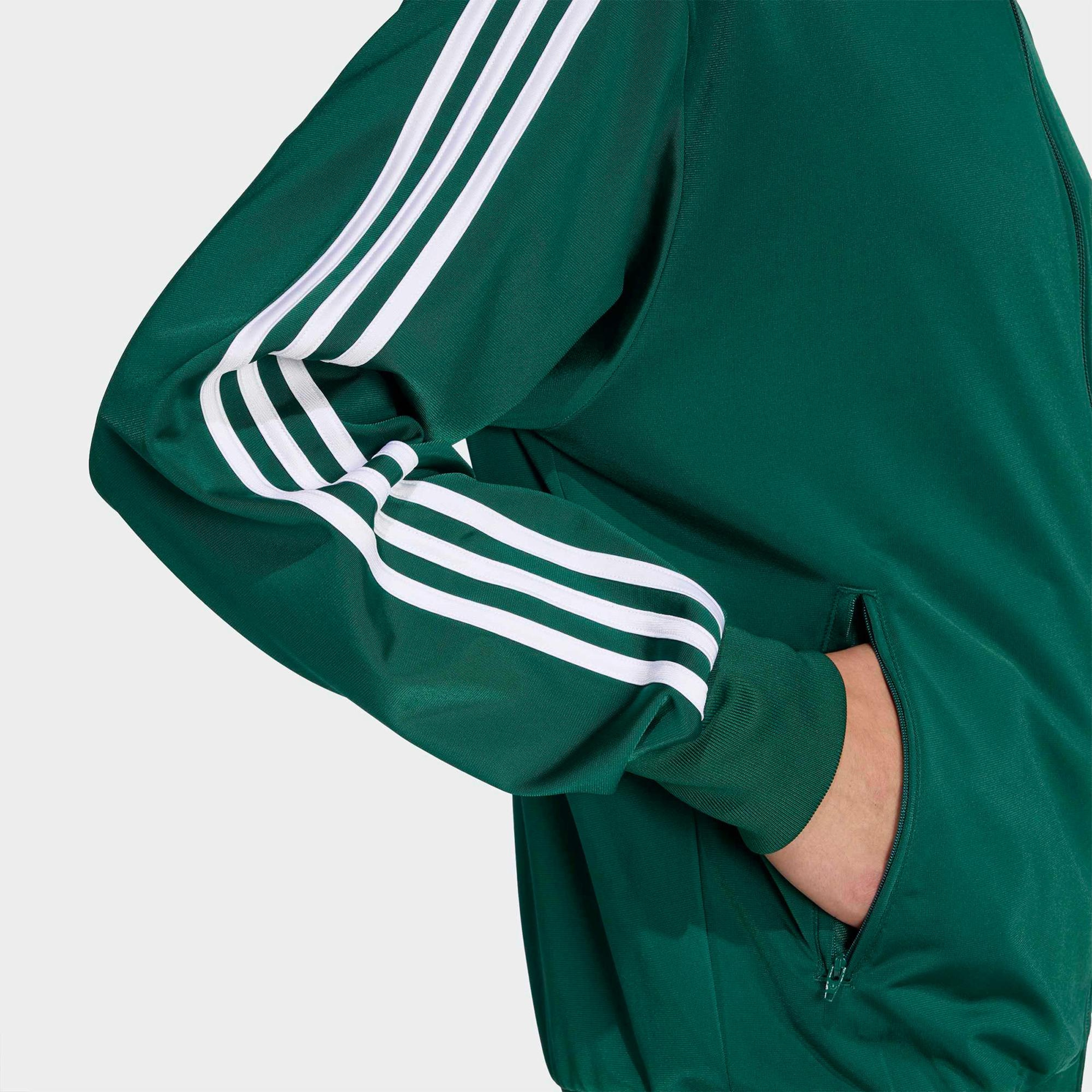 adidas Firebird Erkek Yeşil Eşofman Üstü