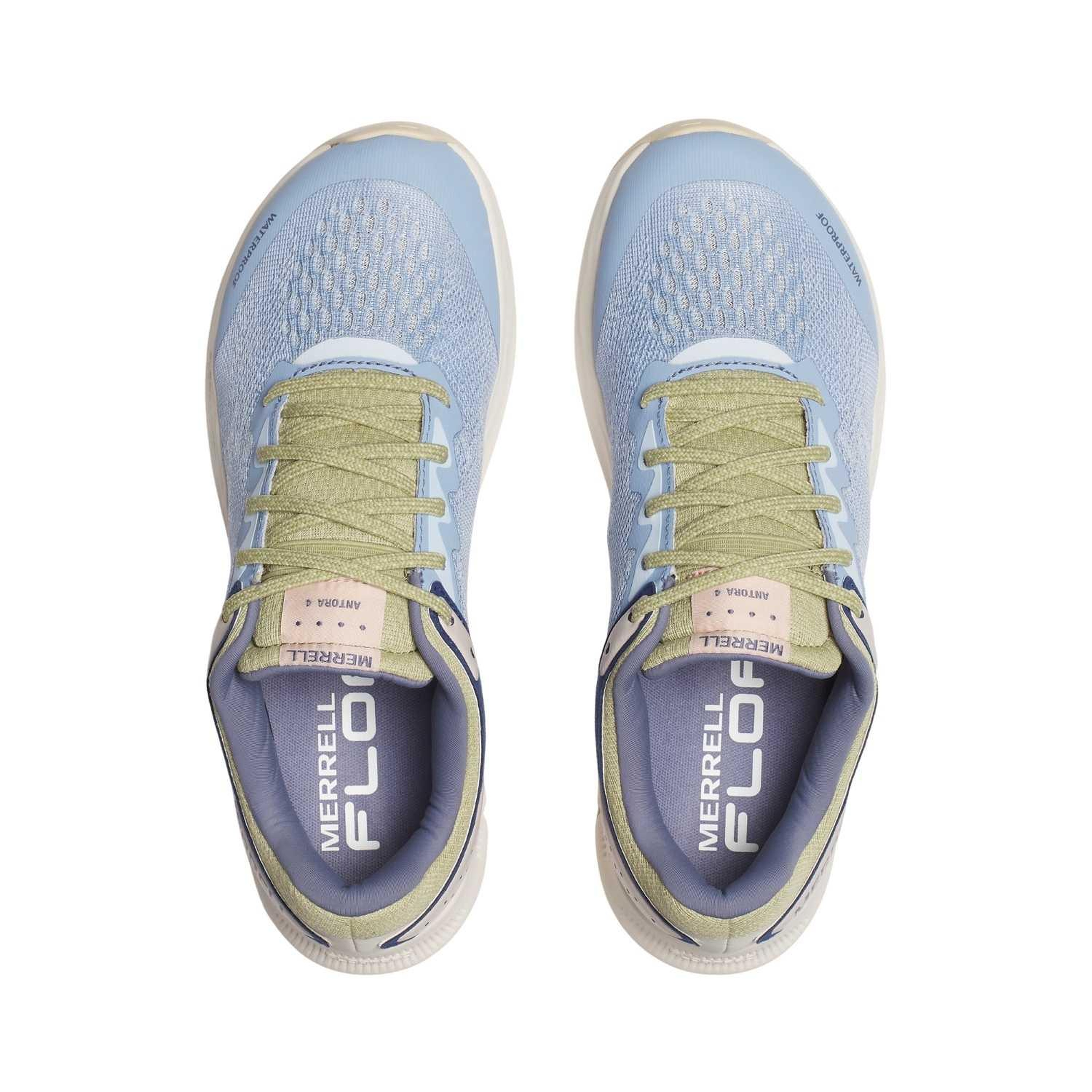 Merrell Antora 4 Waterproof Kadın Mavi Patika Koşusu Ayakkabısı