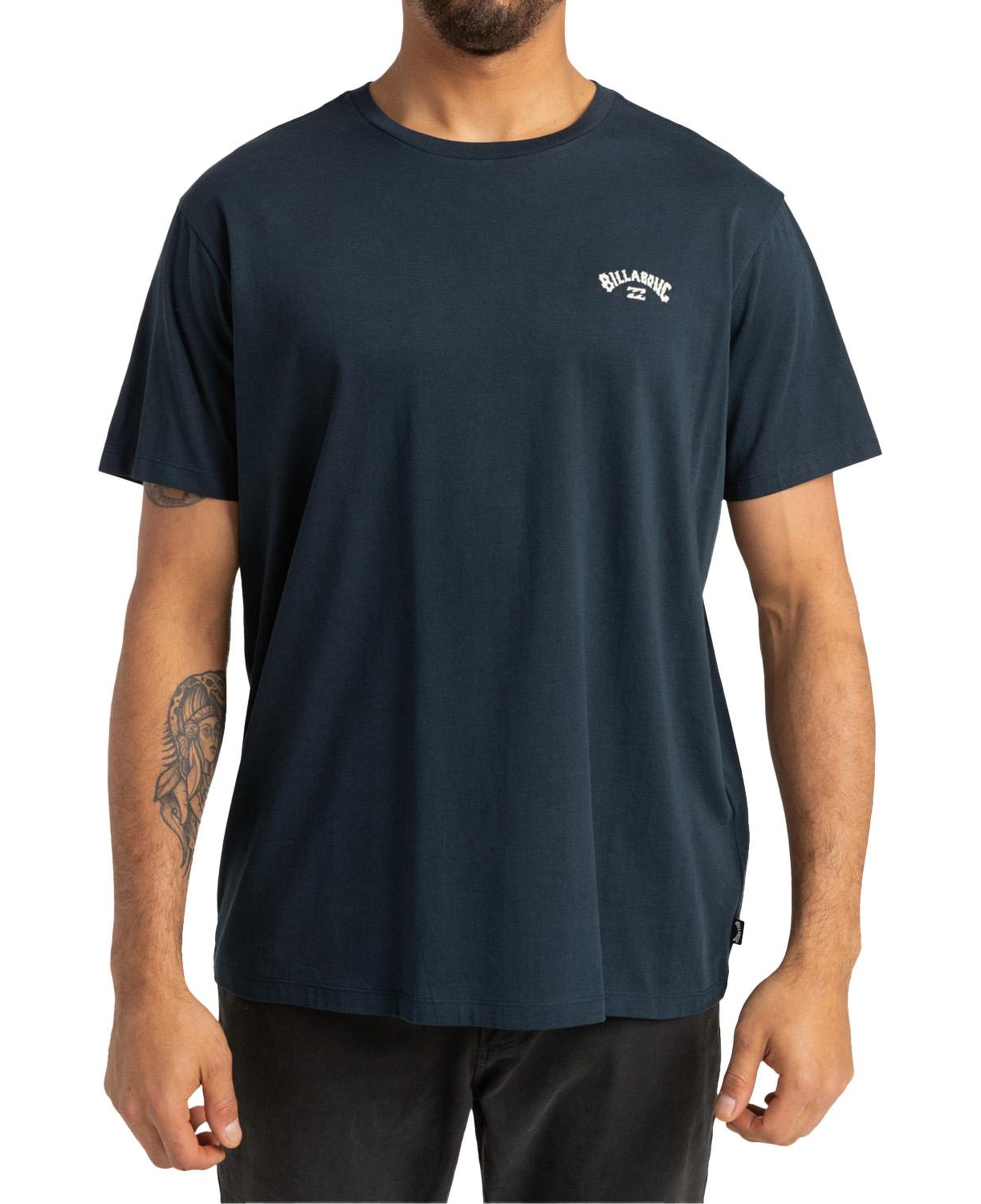 Billabong Arch Crew Ss Erkek Mavi Tişört