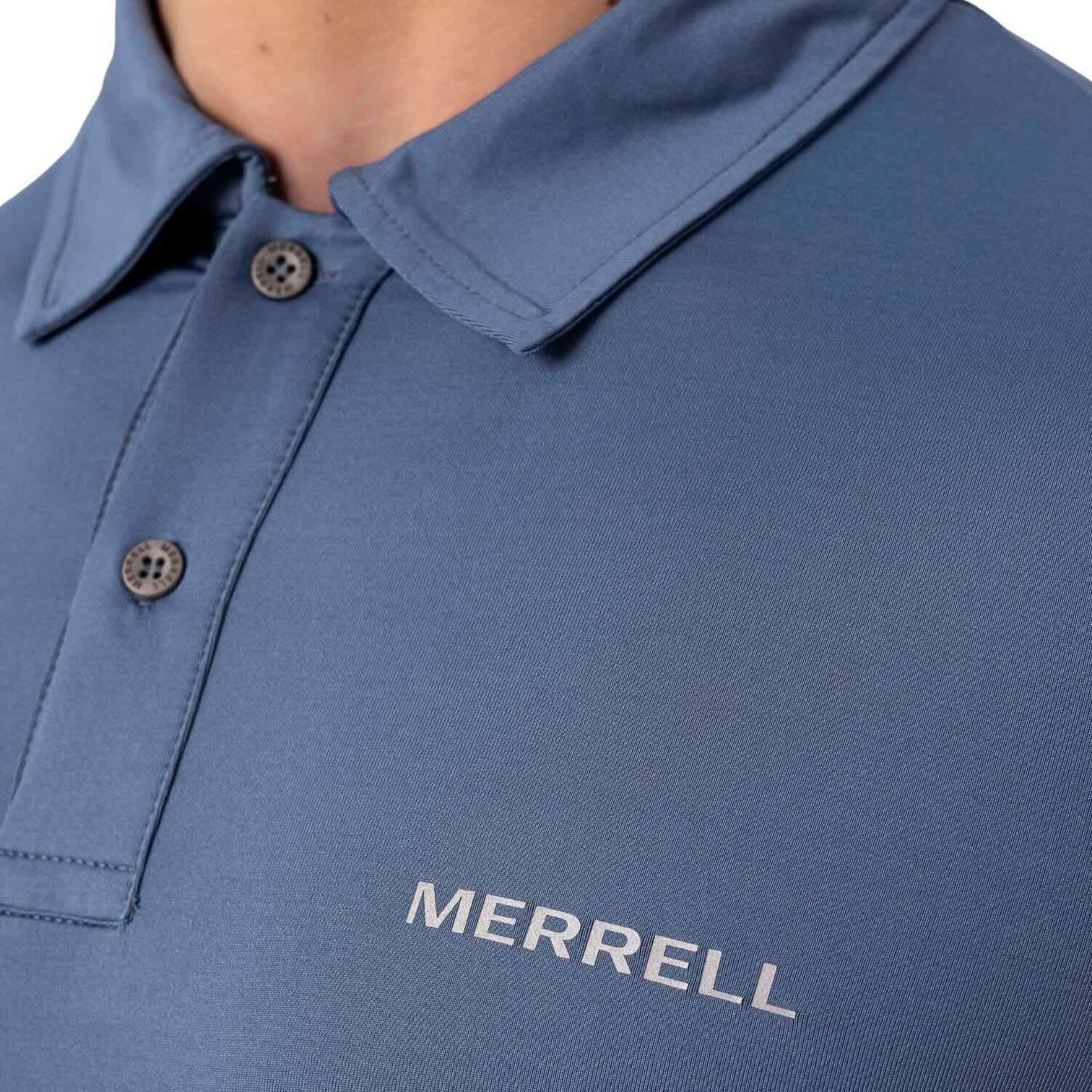 Merrell Pace Erkek Mavi Polo Tişört