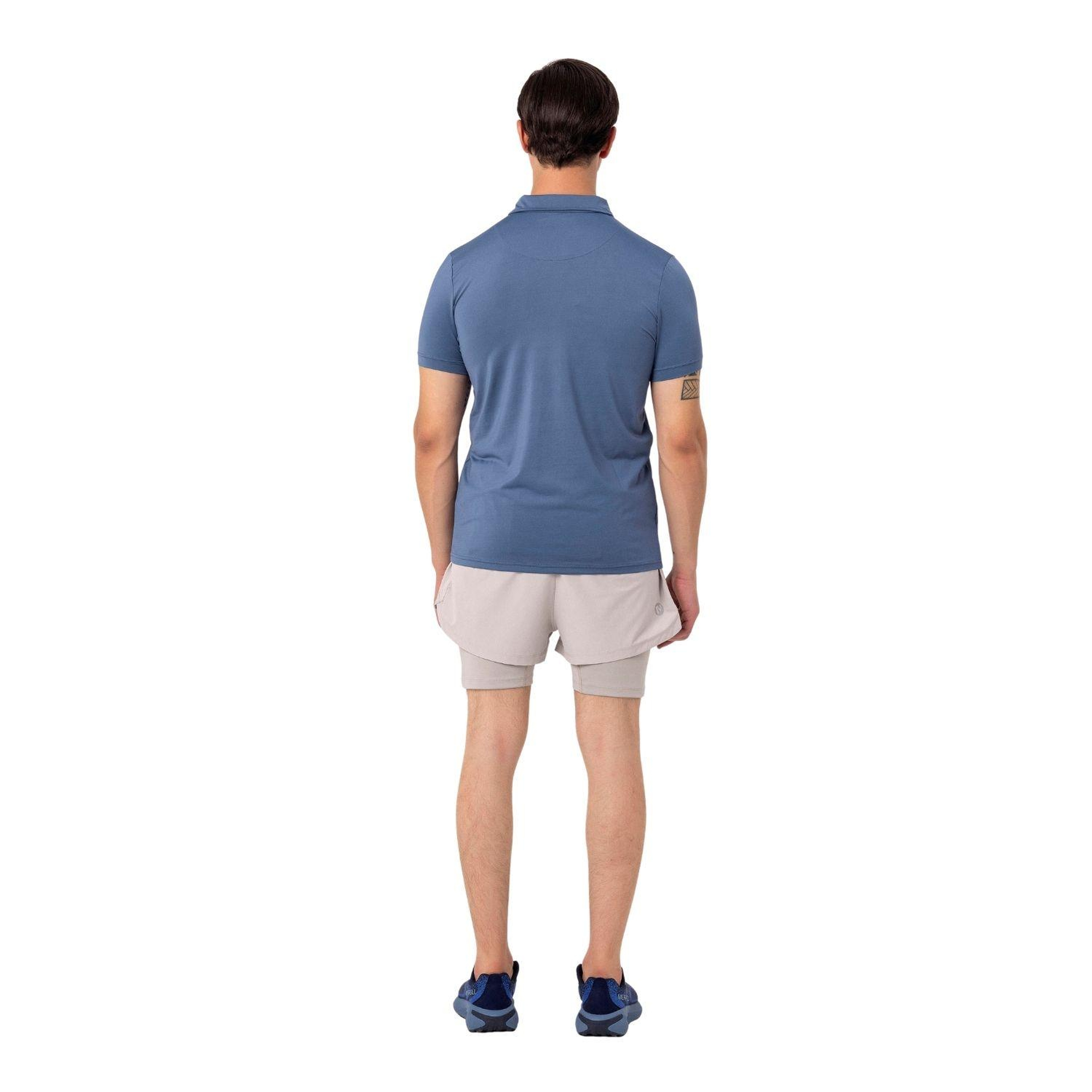 Merrell Pace Erkek Mavi Polo Tişört