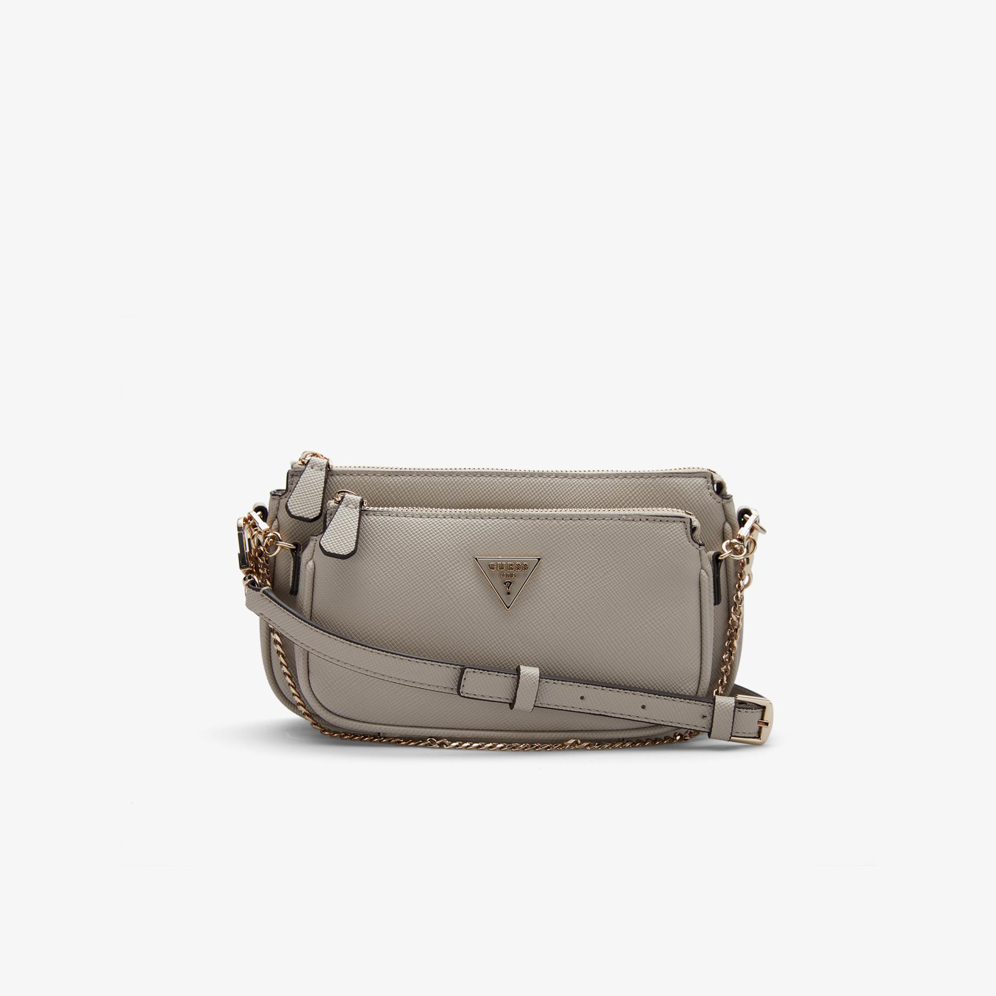 Guess Noelle Iı Çapraz Askılı Kadın  Kahverengi Omuz Çantası