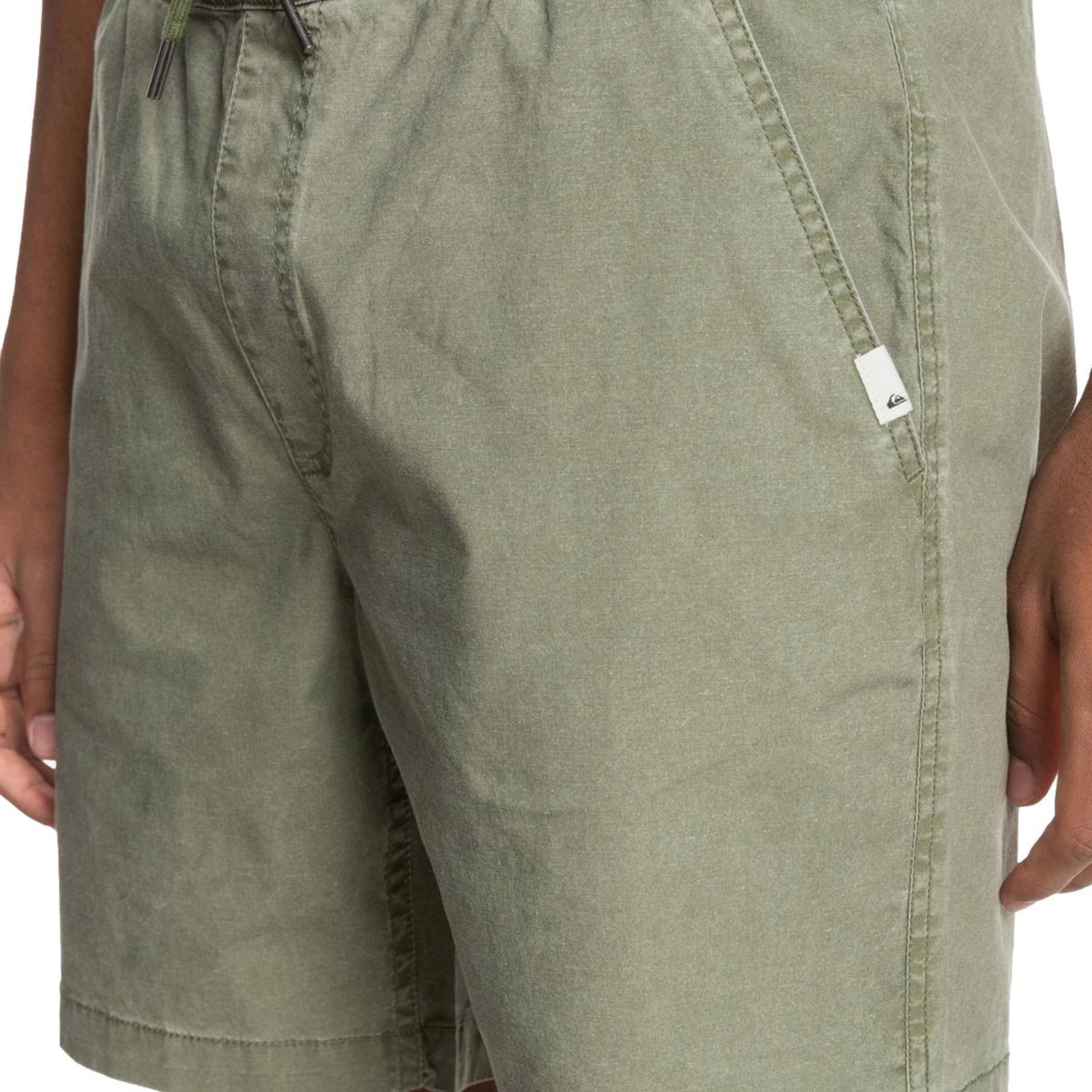 Quiksilver Erkek Şort Walkshort Taxer Yeşil Günlük Giyim