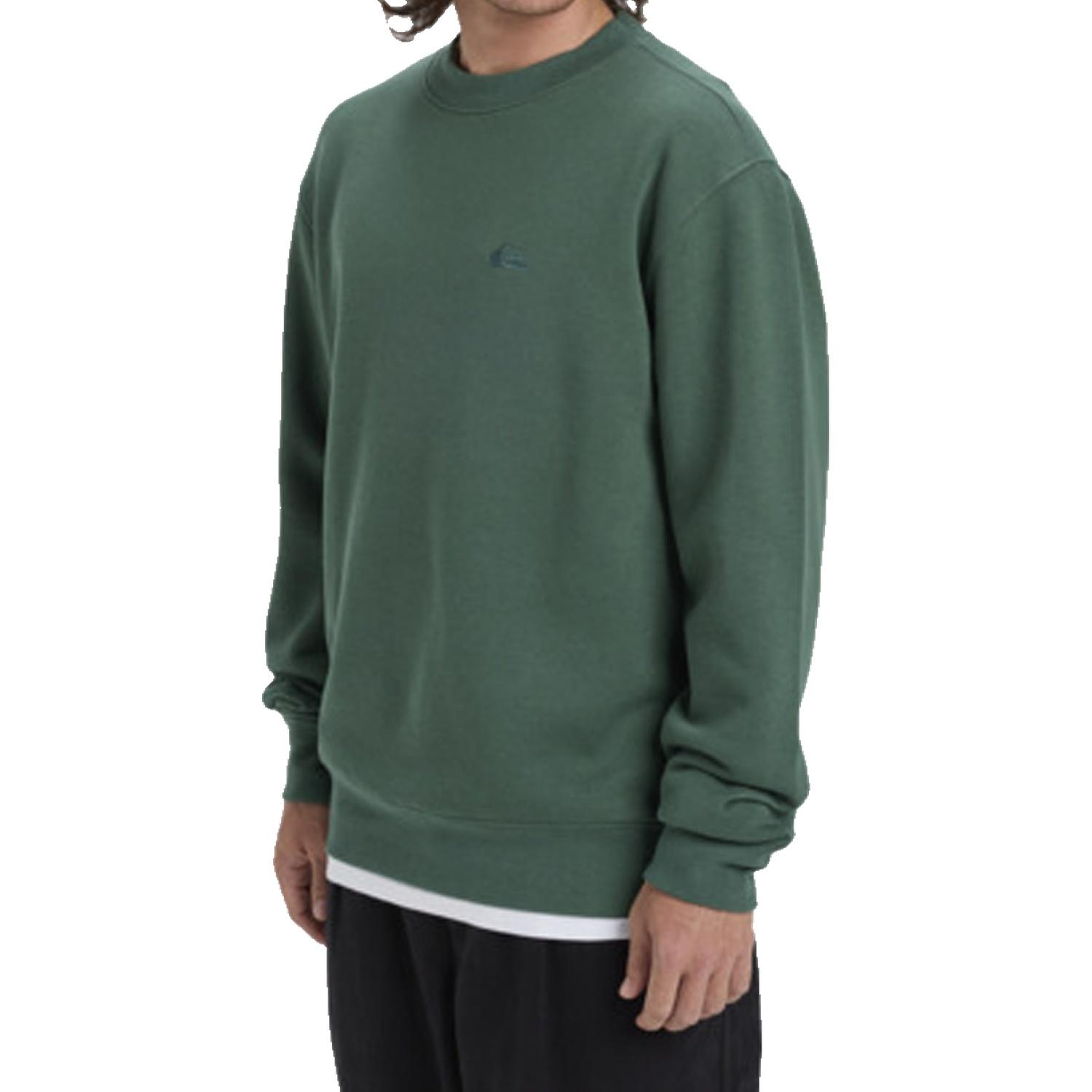 Quiksilver Salt Water Crew Erkek Yeşil Sweatshirt