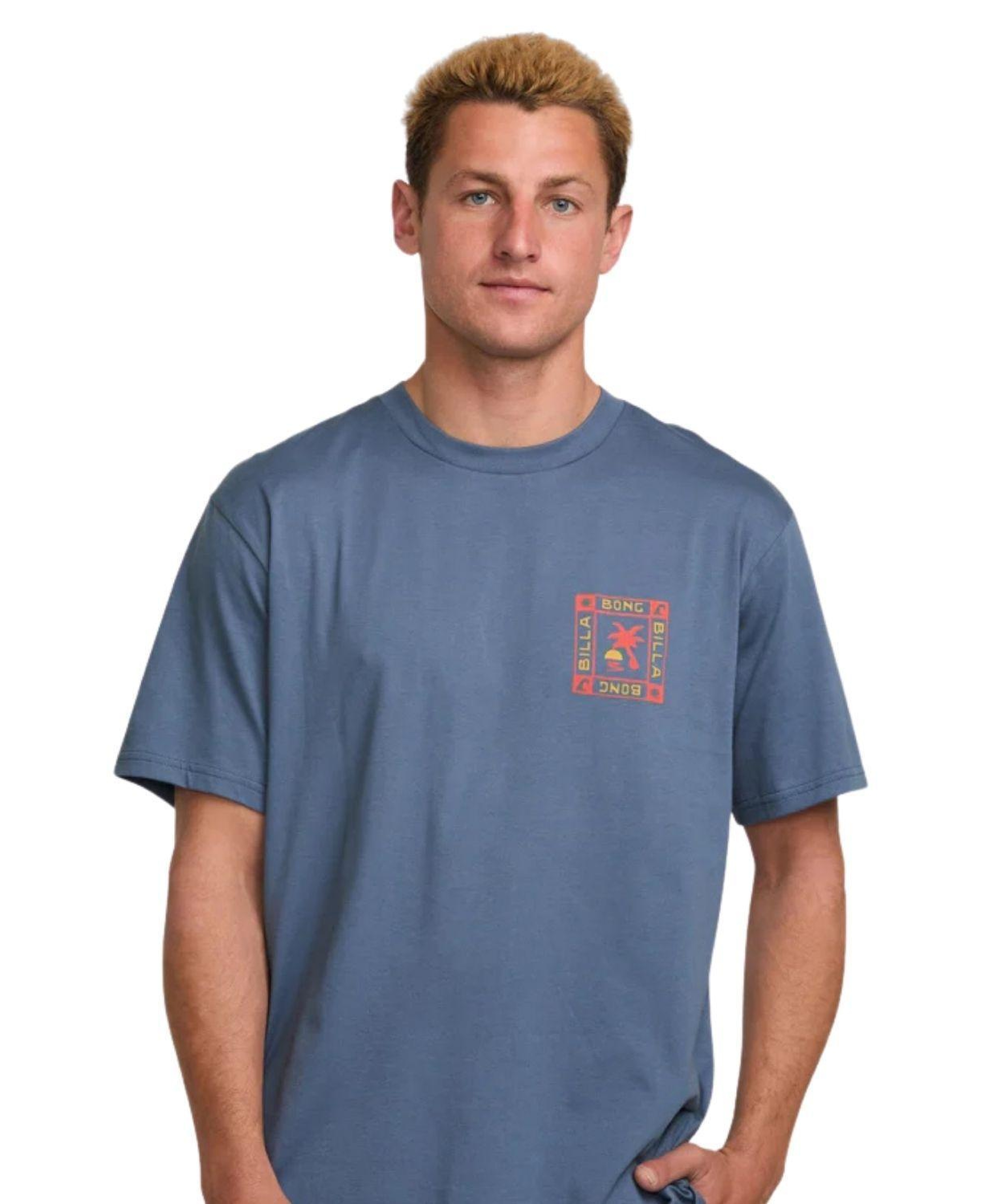 Billabong Window Premium Ss Erkek Mavi Tişört