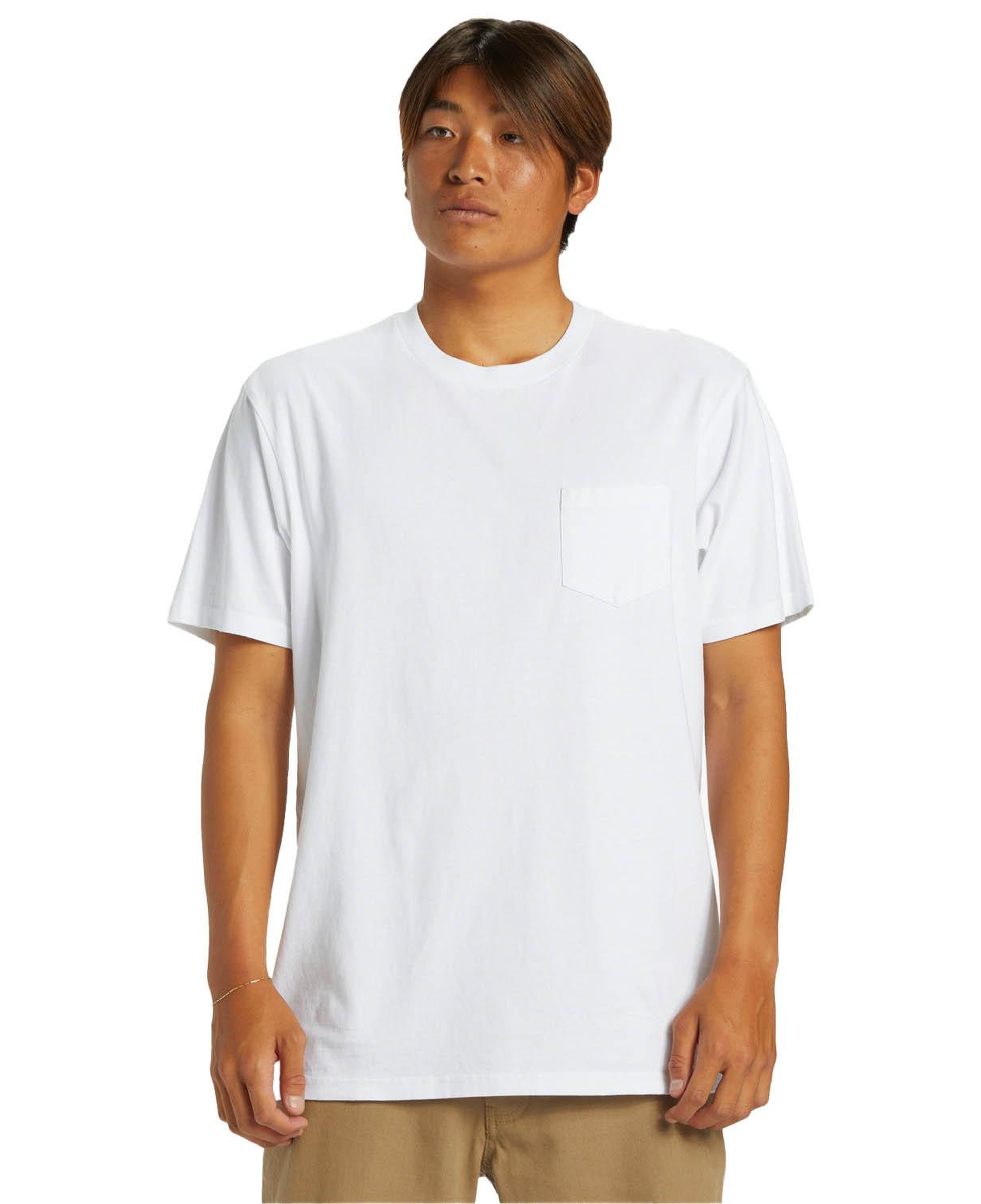 Quiksilver Salt Water Pkt Swp Erkek Beyaz Tişört