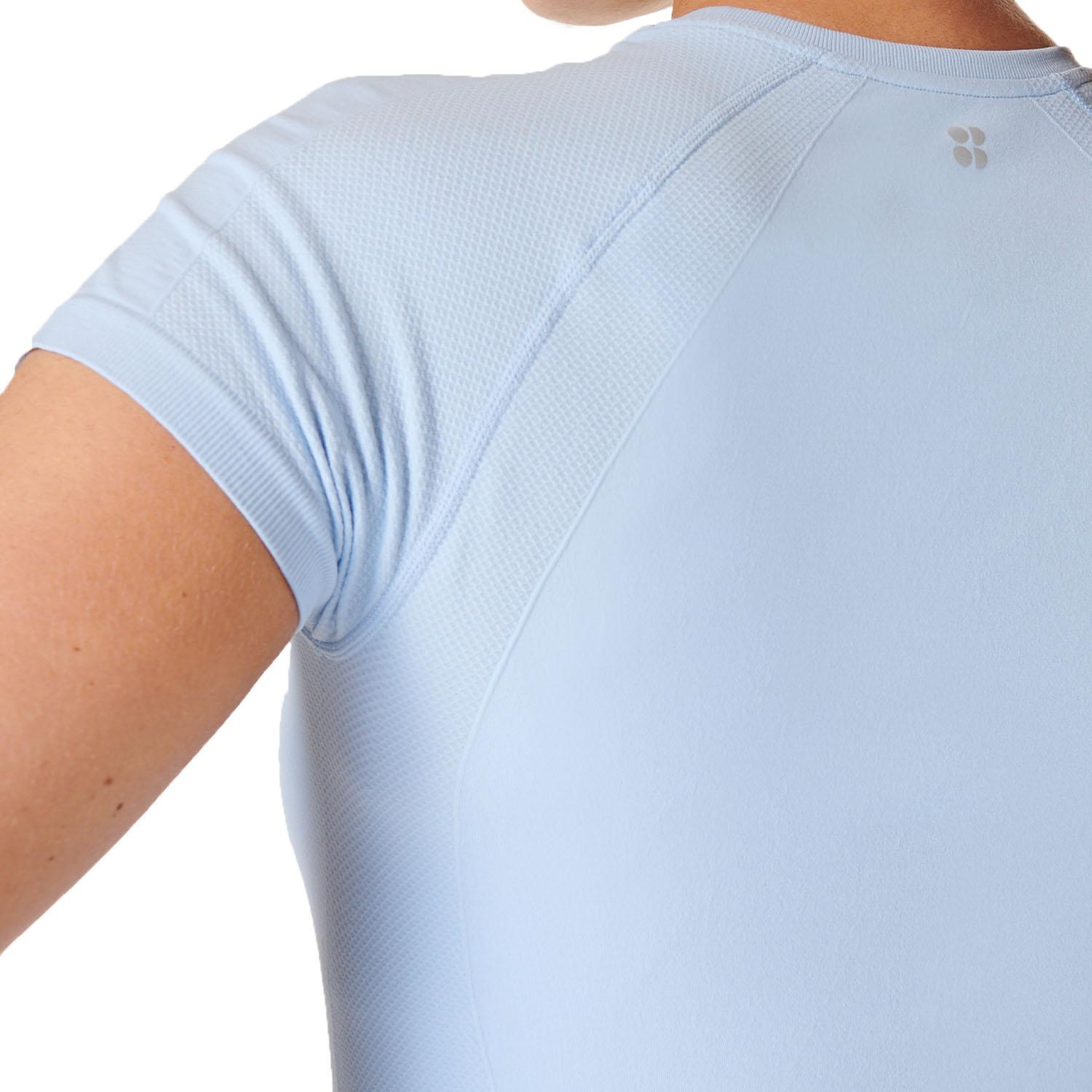 Sweaty Betty Athlete Seamless Workout T-shi Kadın Mavi Fitness Tişört