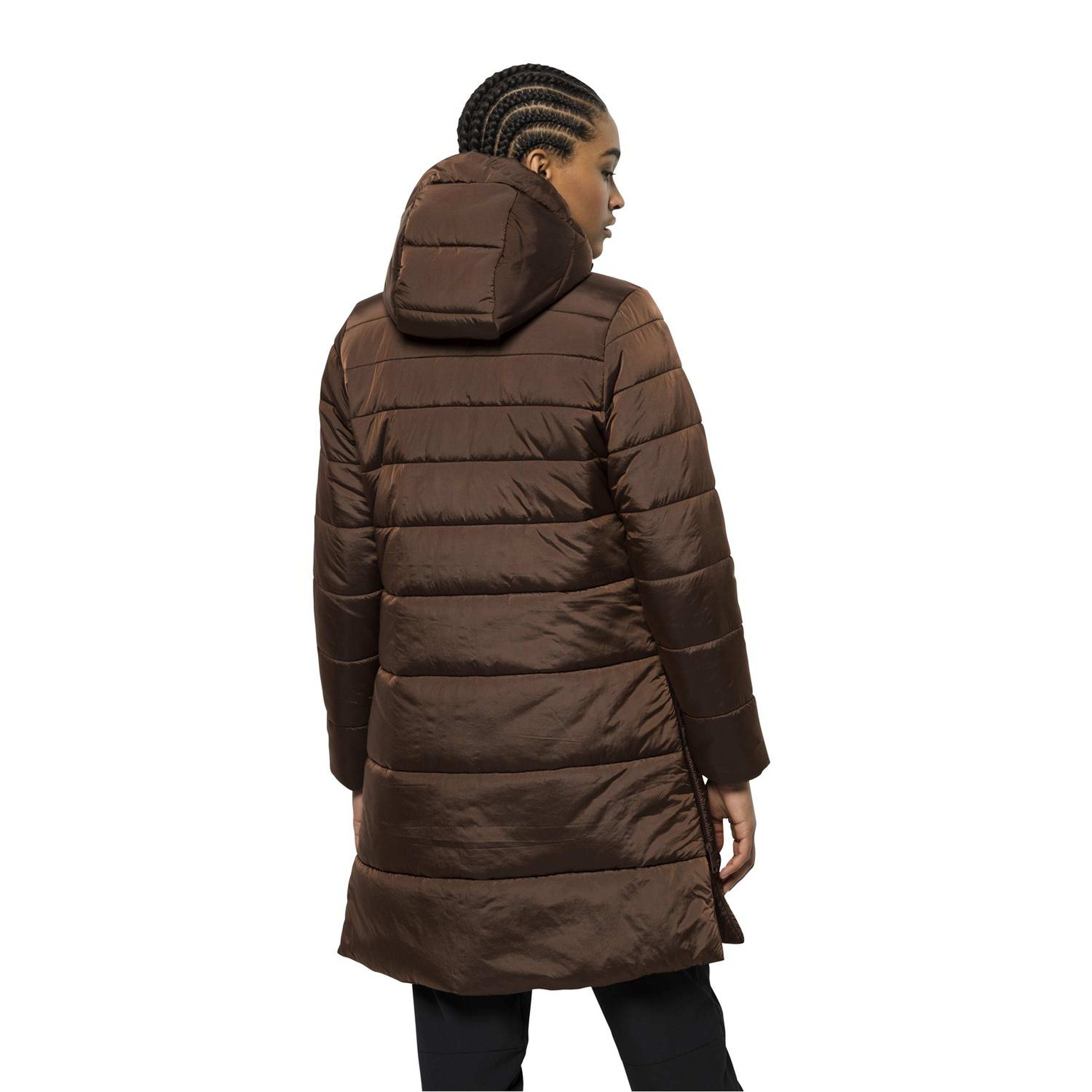 Jack Wolfskin Eisbach Coat Kadın Kahverengi Outdoor Ceketi
