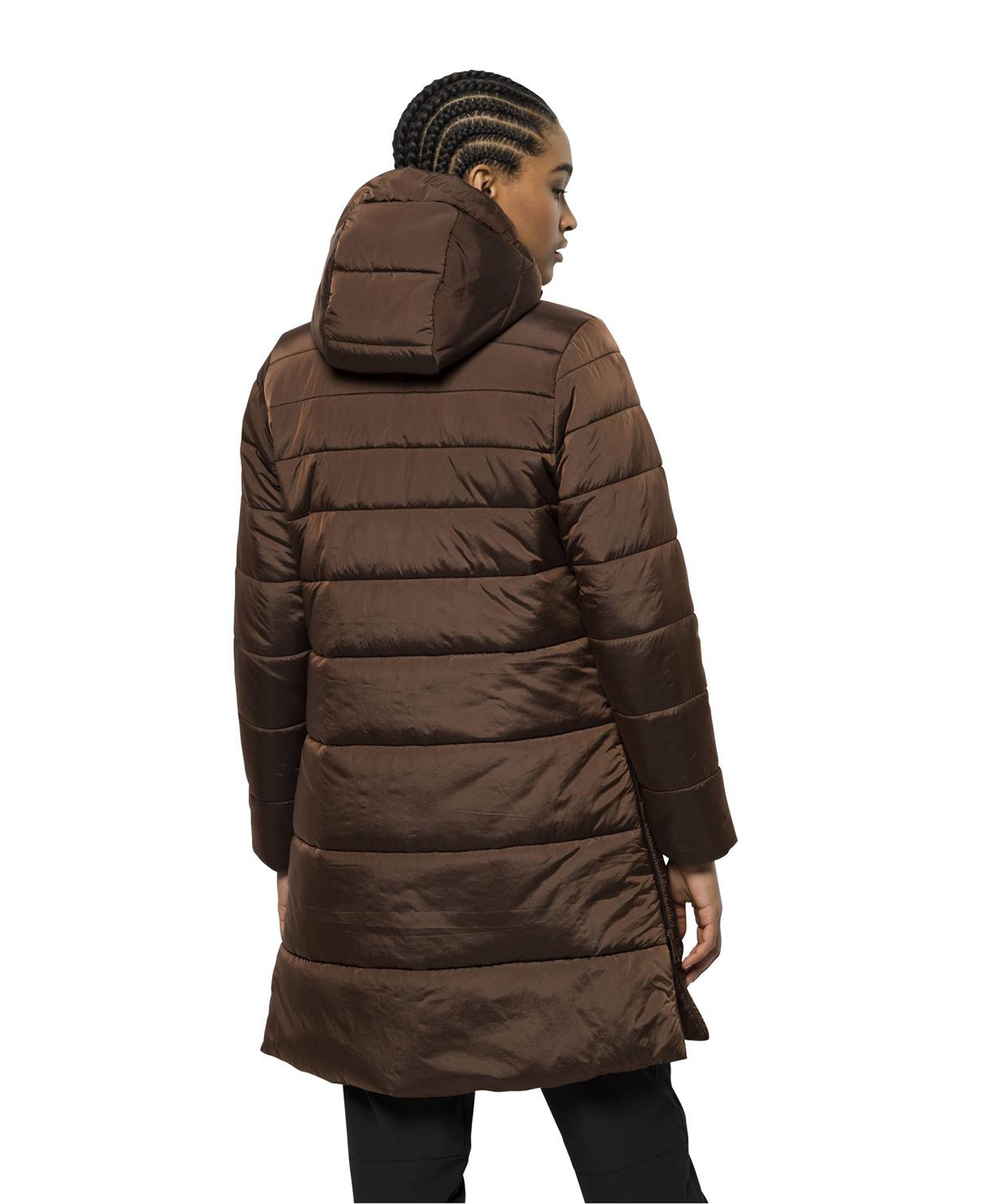 Jack Wolfskin Eisbach Coat Kadın Kahverengi Outdoor Ceketi