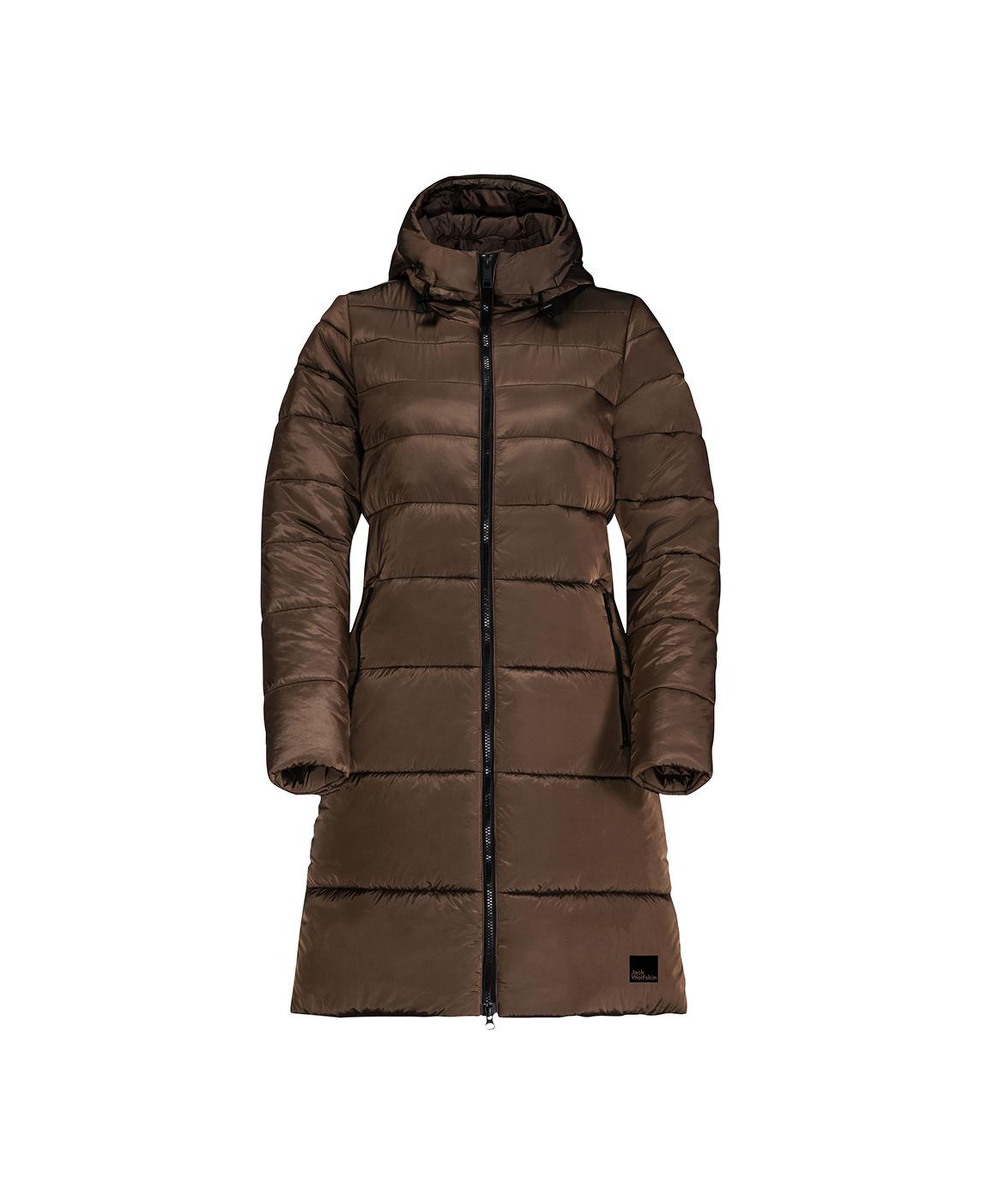 Jack Wolfskin Eisbach Coat Kadın Kahverengi Outdoor Ceketi