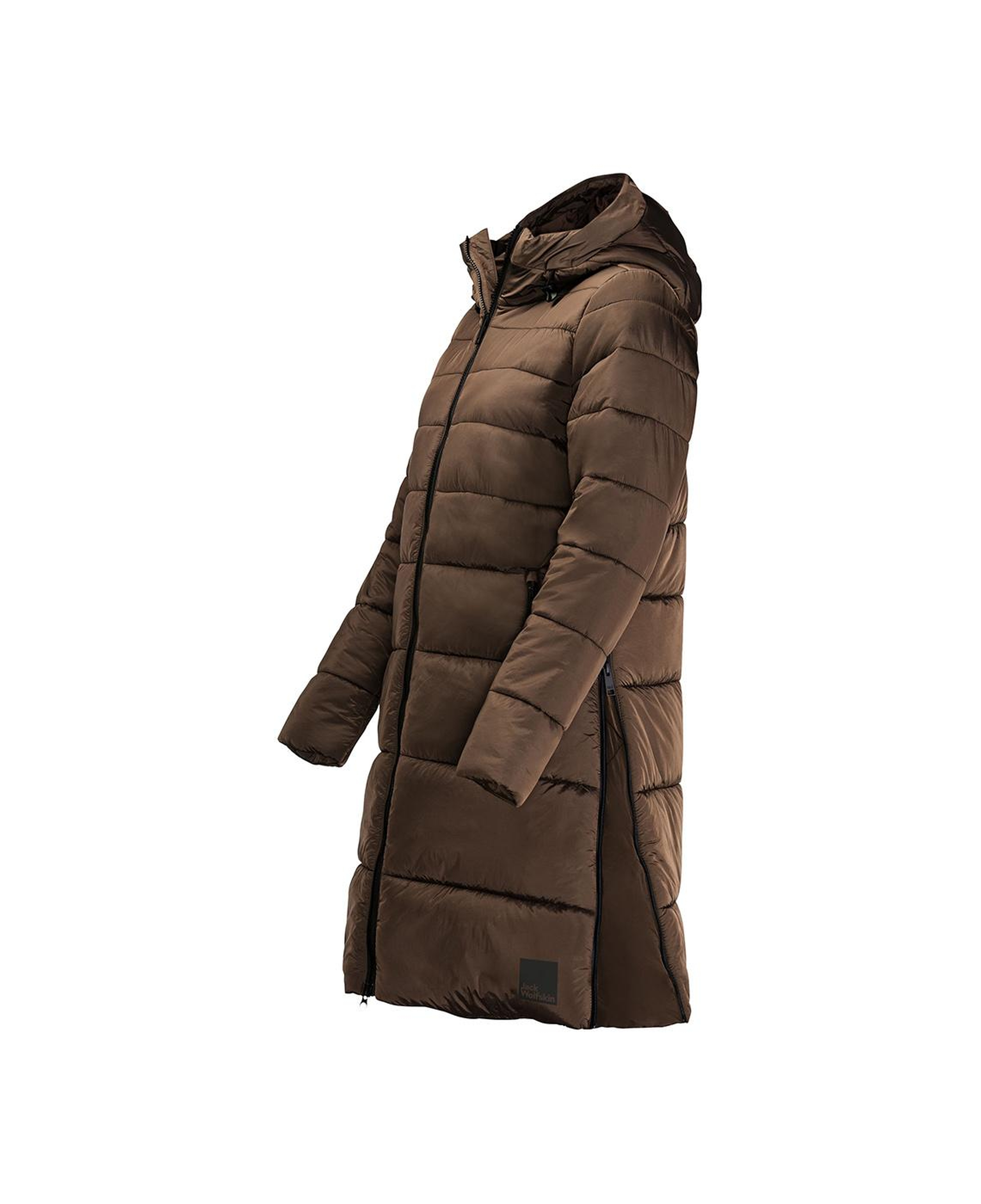 Jack Wolfskin Eisbach Coat Kadın Kahverengi Outdoor Ceketi