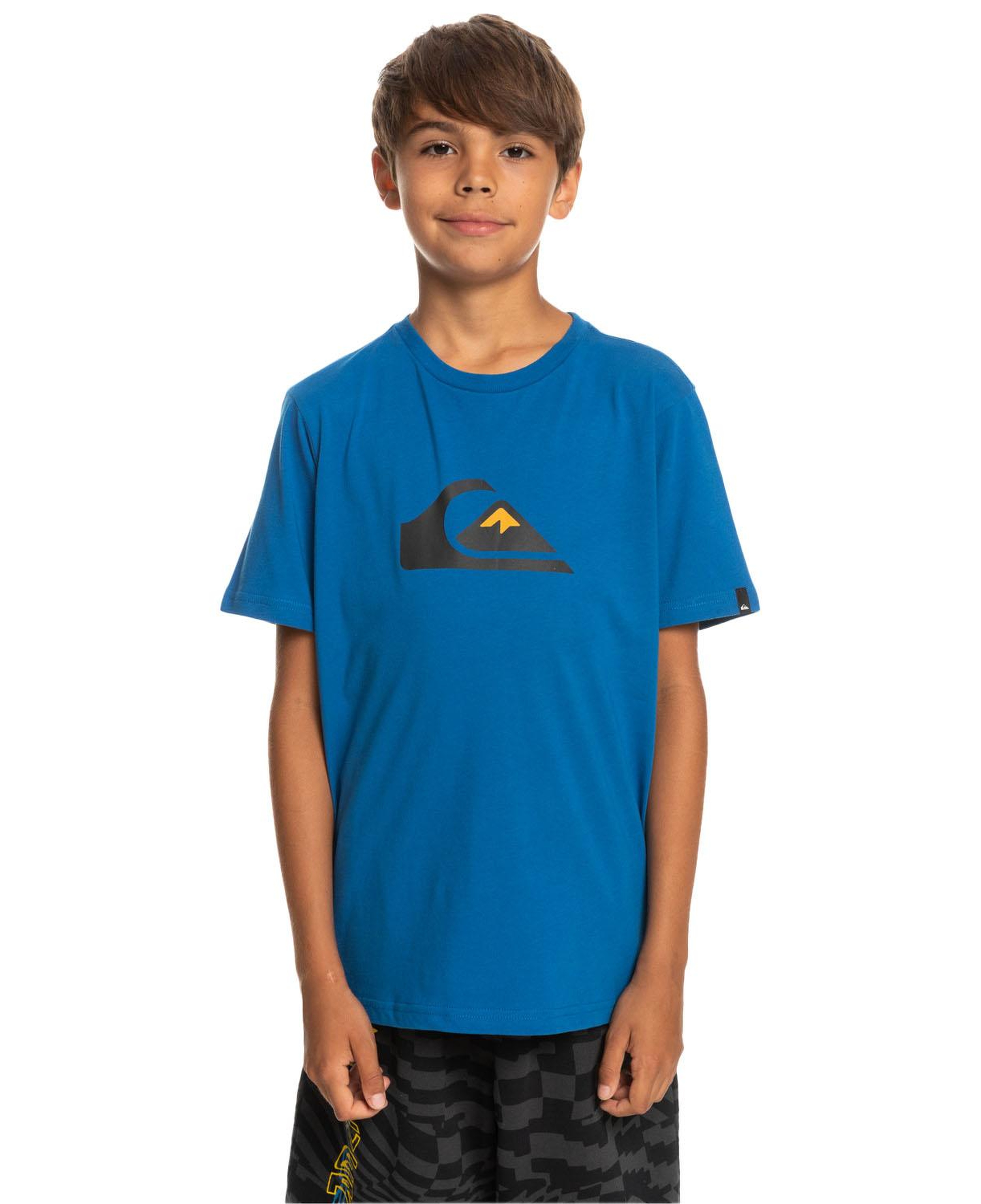 Quiksilver Comp Logo Yth Erkek Çocuk Mavi Tişört