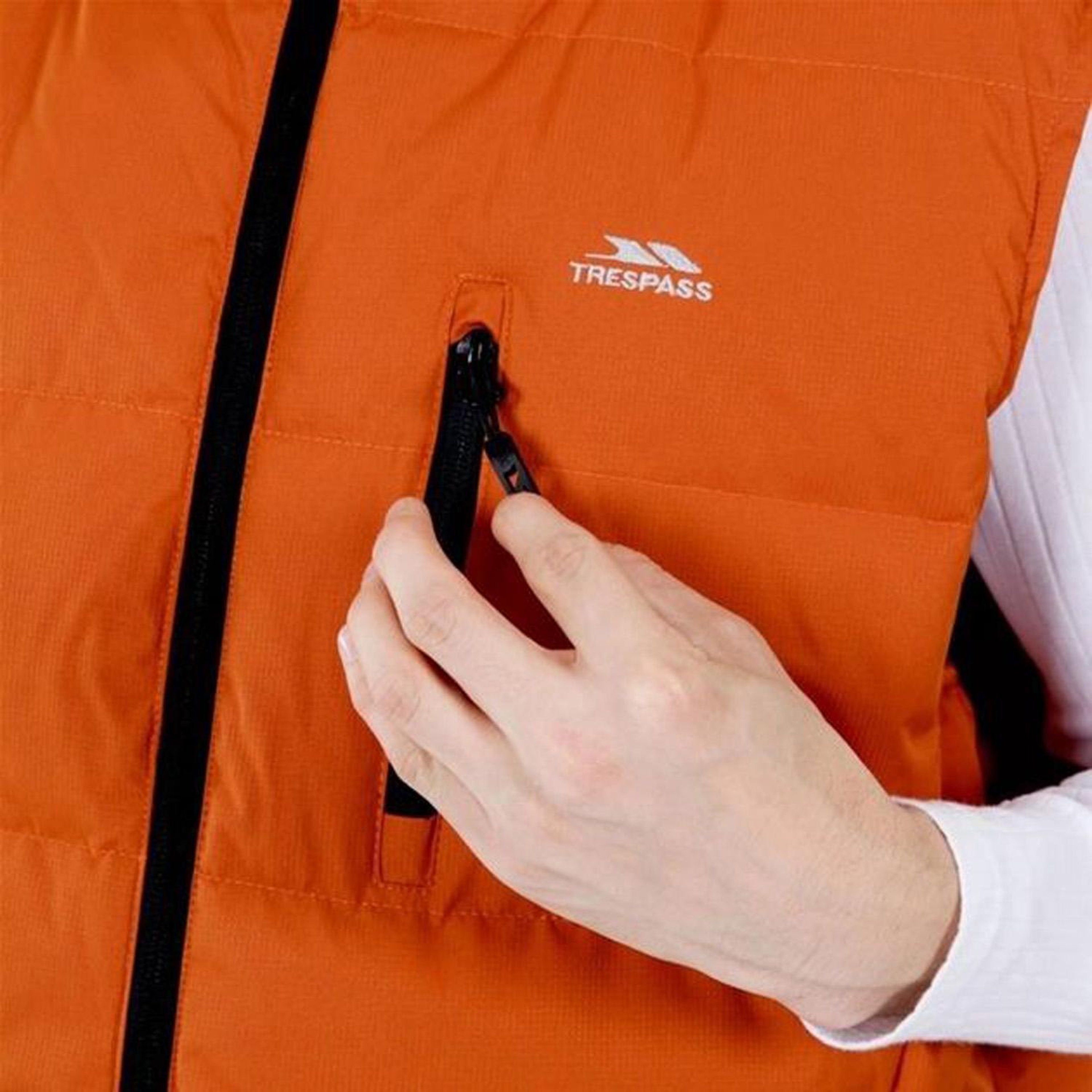 Trespass Clasp - Padded Gilet Erkek Turuncu Yelek